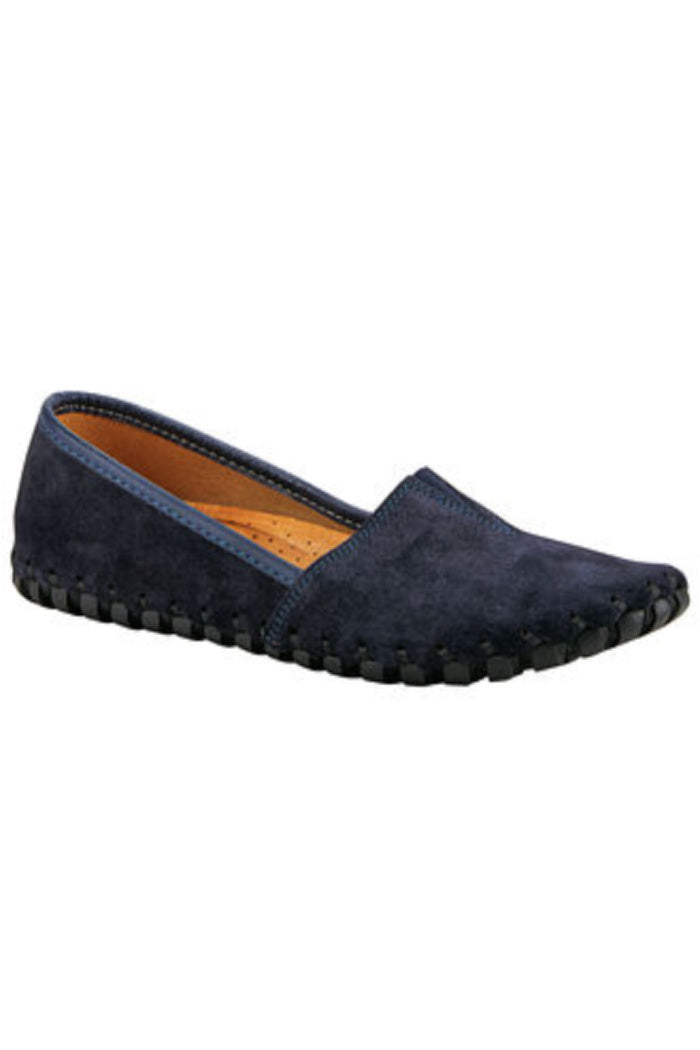 SPRING STEP KATHALETA SHOE IN NAVY SUEDE