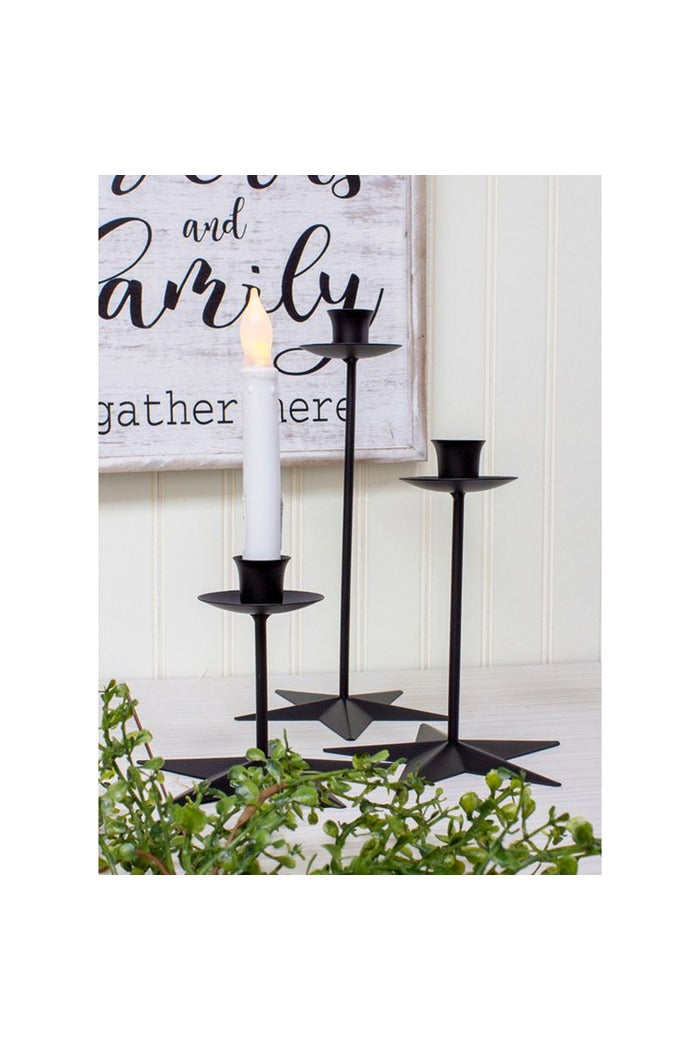 Set of 3 Star Candle Holder