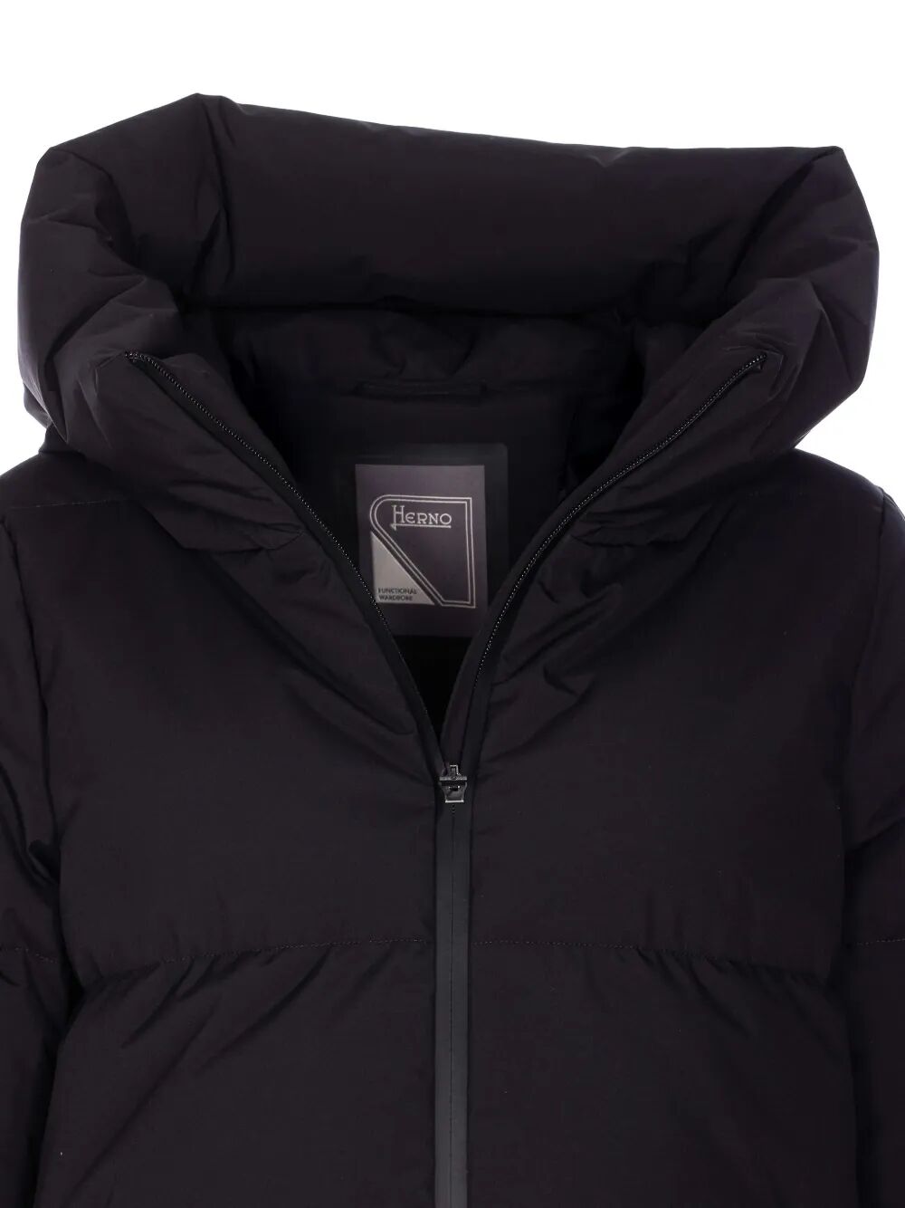 Herno Women 2Layers Hooded Short Down Jacket