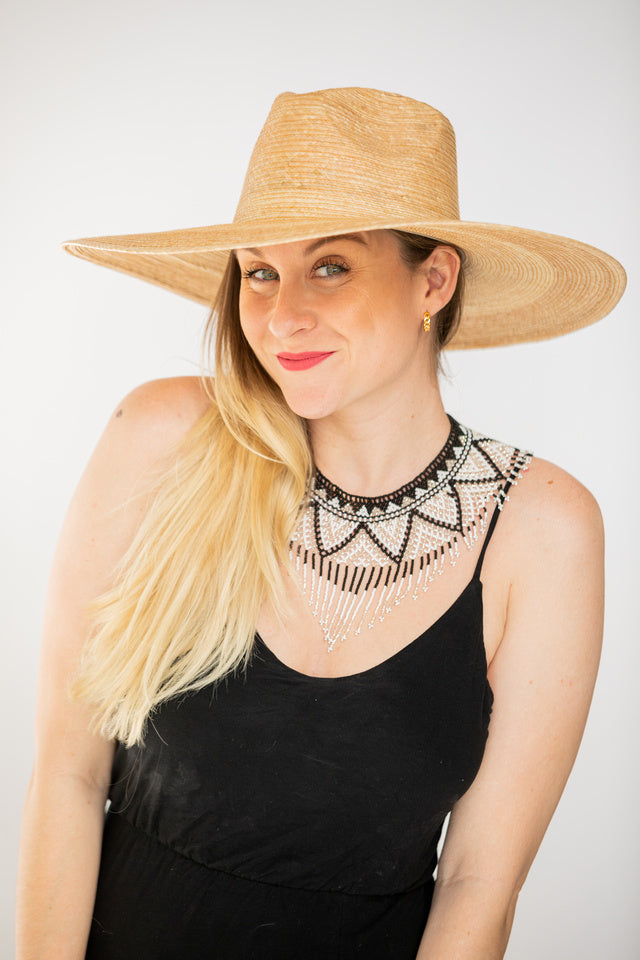 Western Wide Brim Straw Sun Hat
