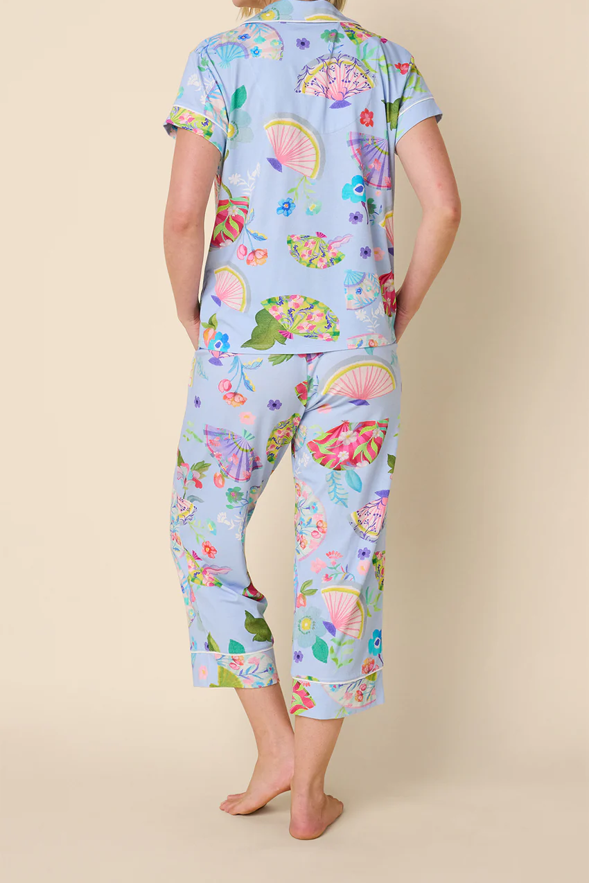 Shanghai Fans Pima Knit Capri Set