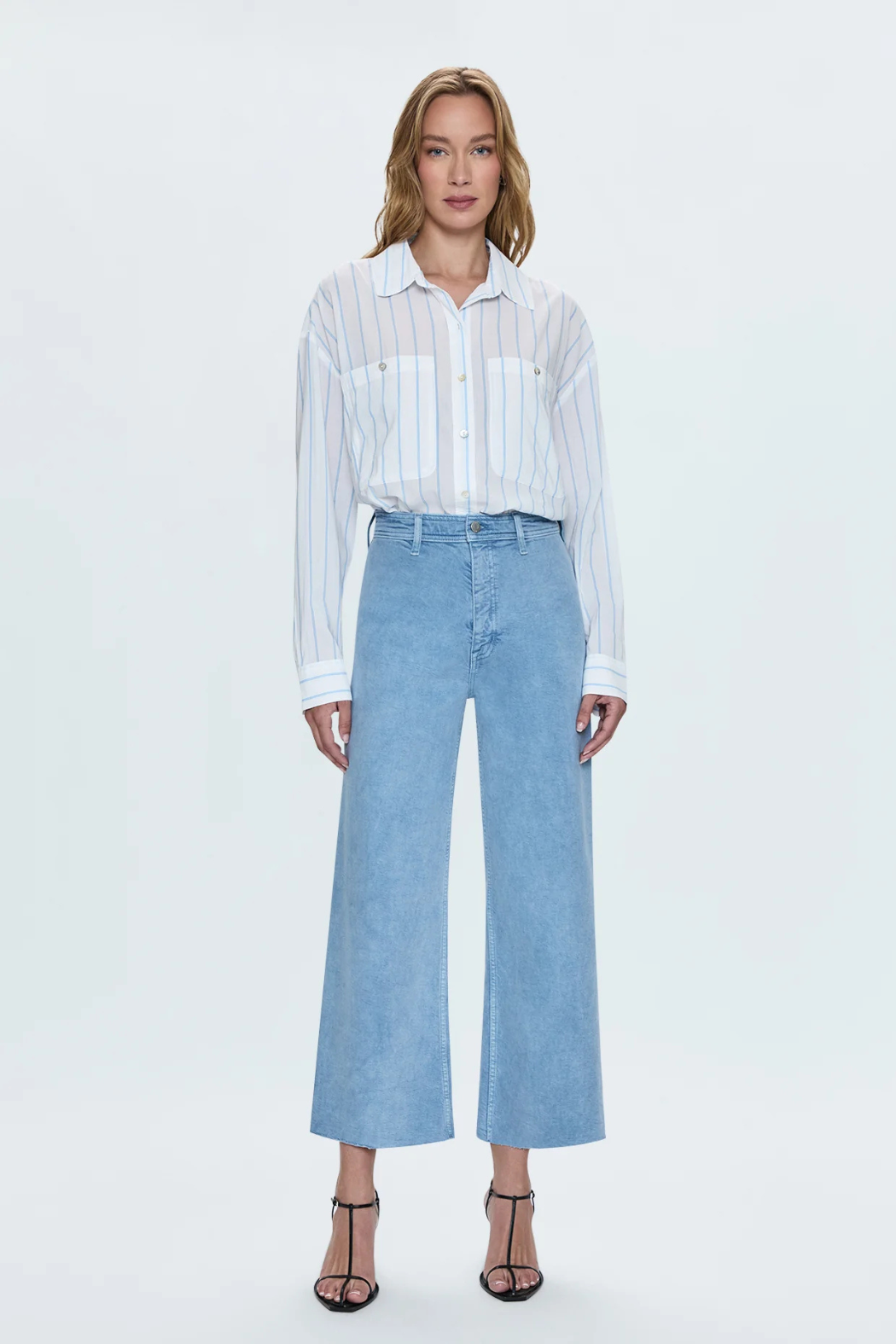 "Penny" High Rise Wide Leg Jean