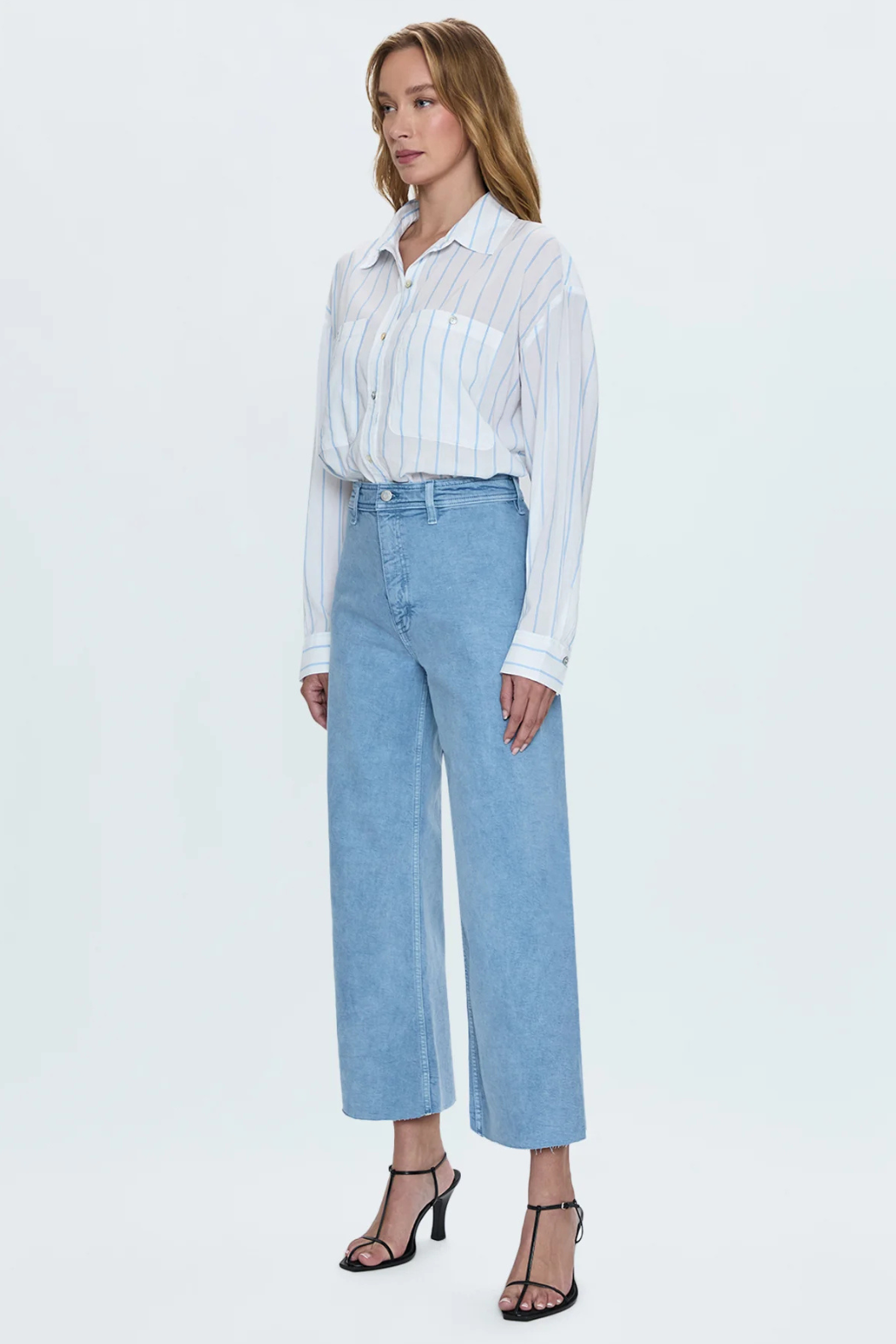 "Penny" High Rise Wide Leg Jean