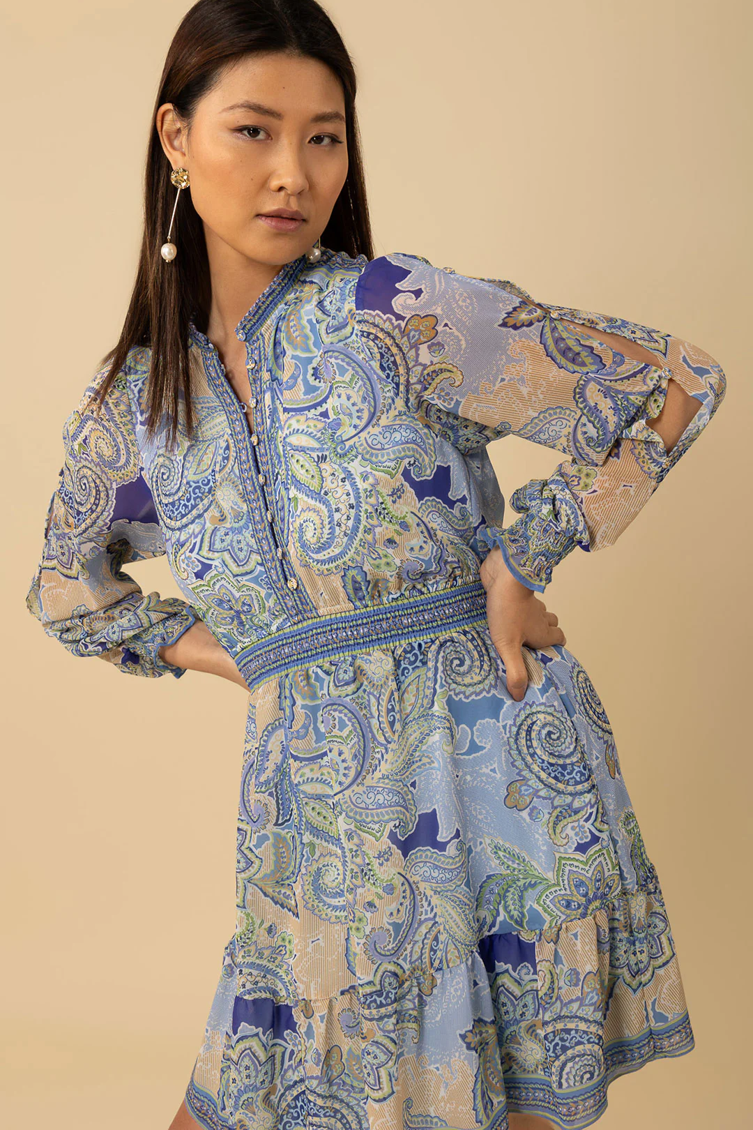 Shelby Chiffon Short Dress