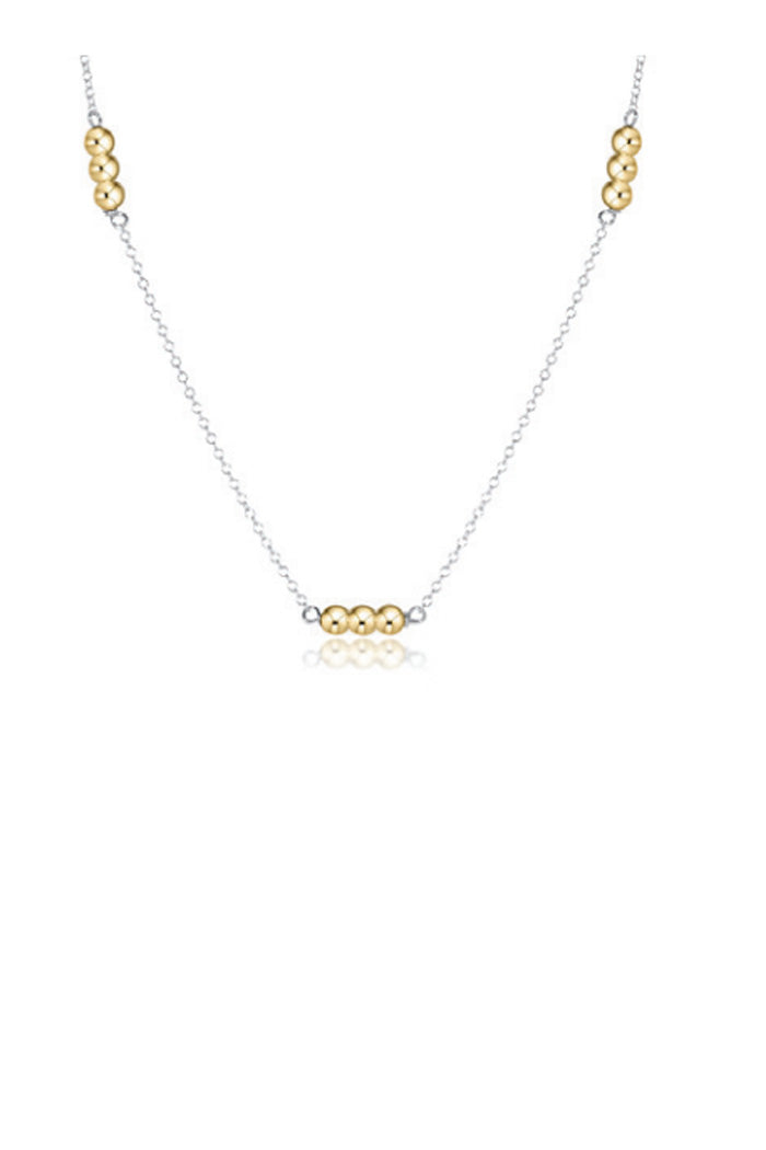 15" Choker Joy Simplicity 3MM Mixed Metal