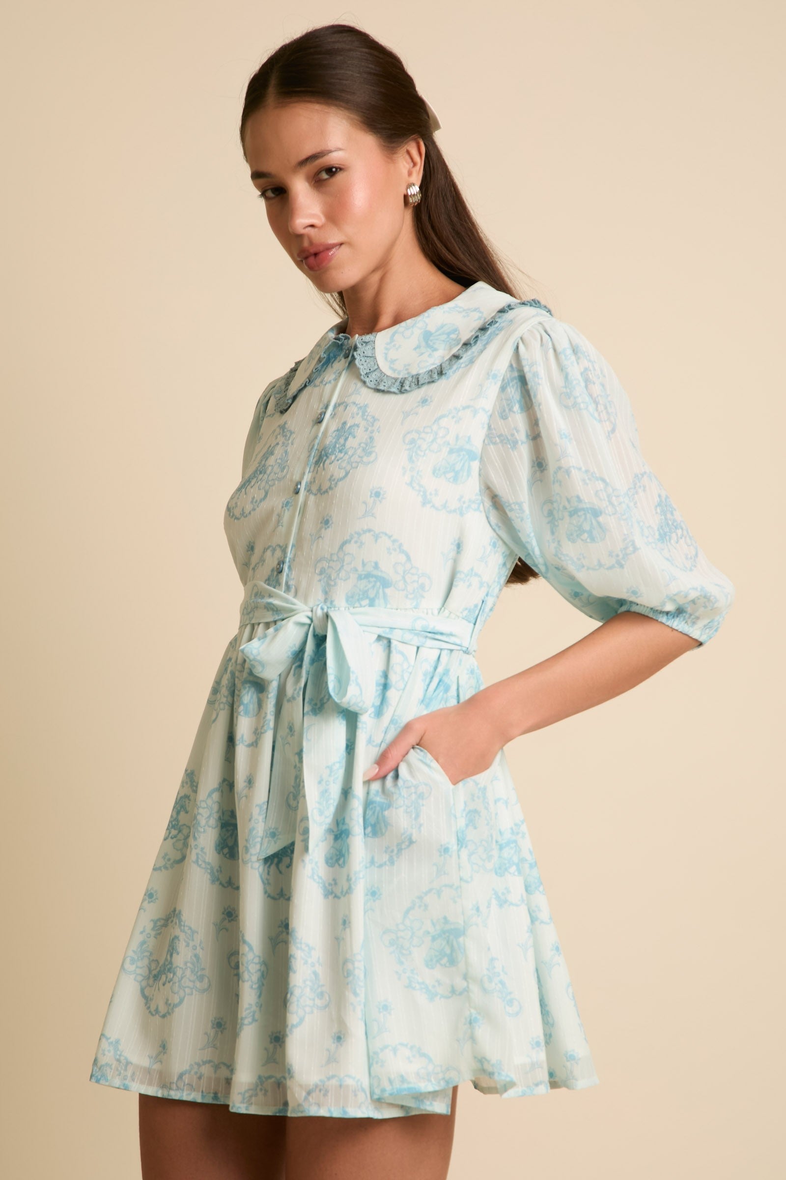 Short Sleeve Mini Dress