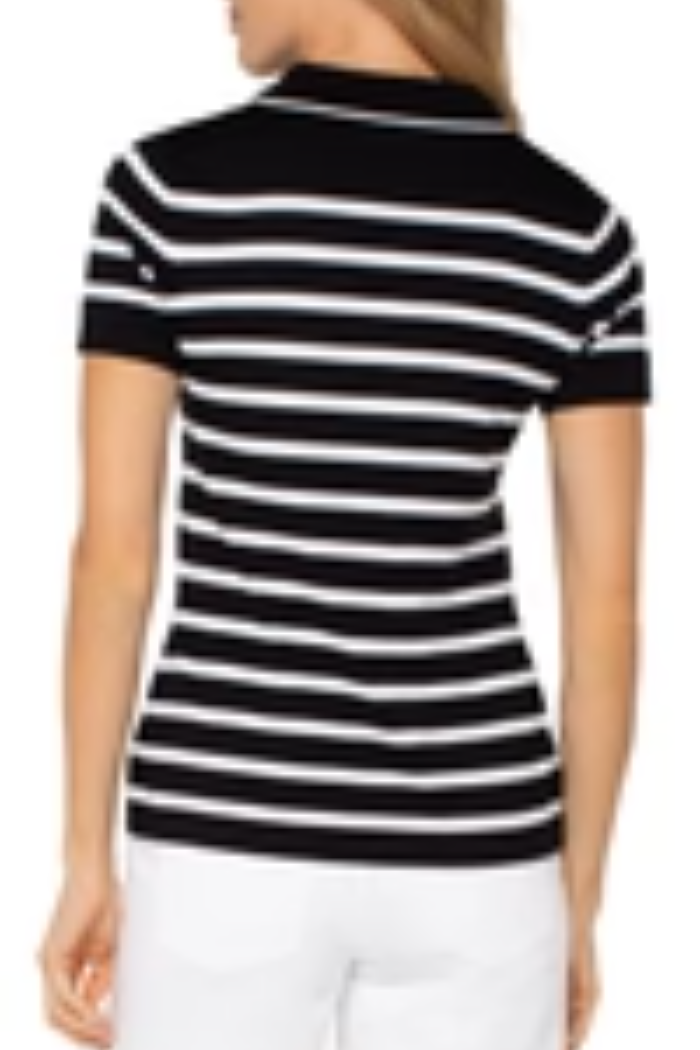 Short Sleeve Collared Sweater