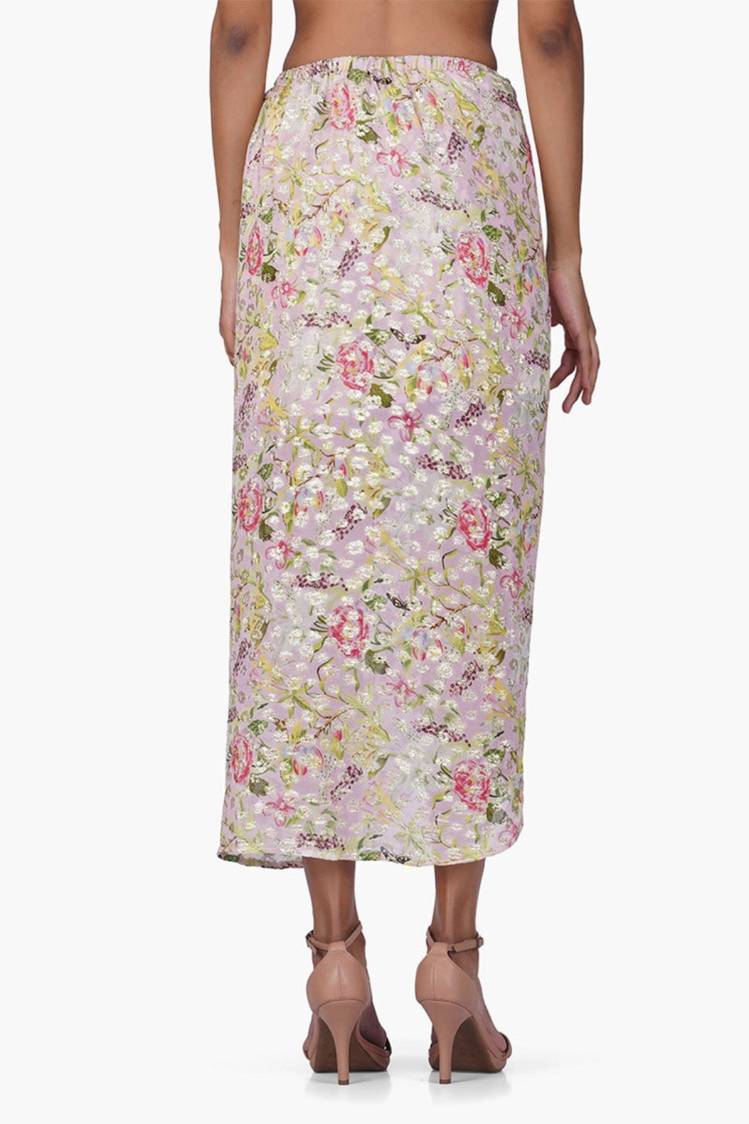 "Blooming Dale" Lurex Skirt