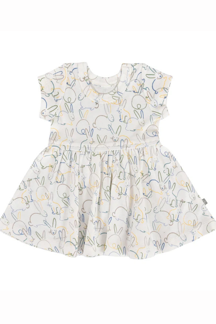 short sleeve twirl dress