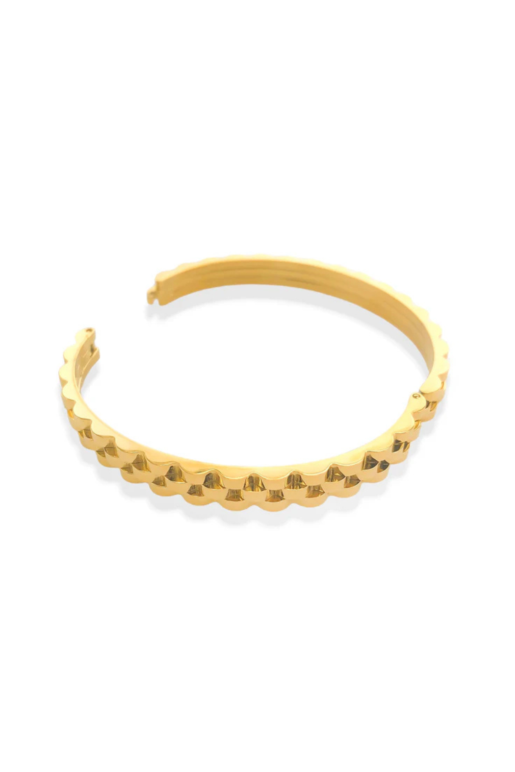 18K Watch Band Bangle
