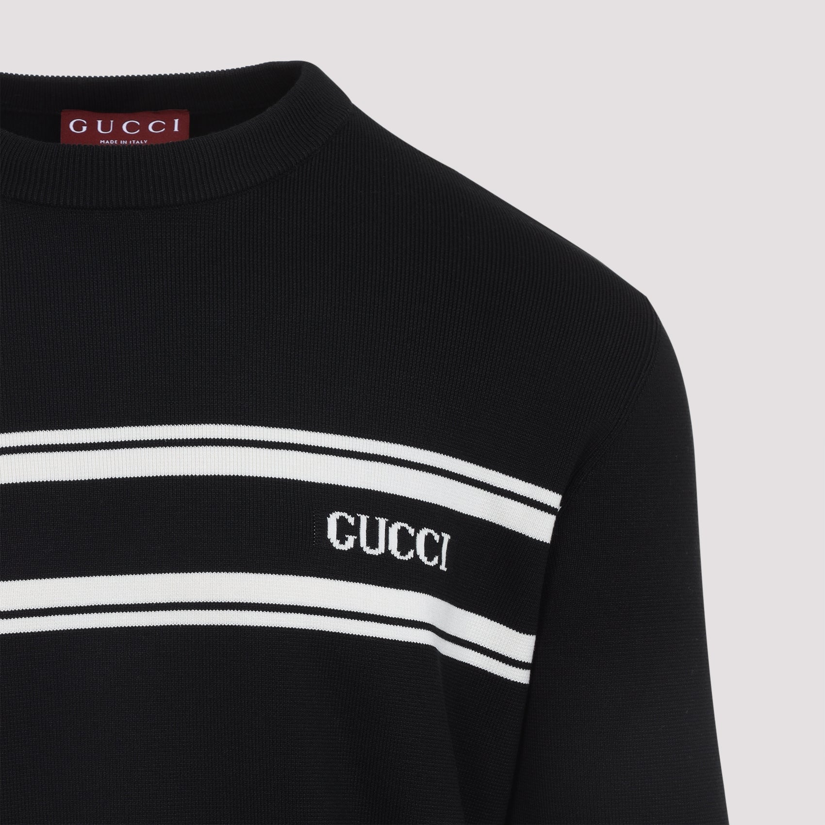 Gucci Black Silk Sweater Men