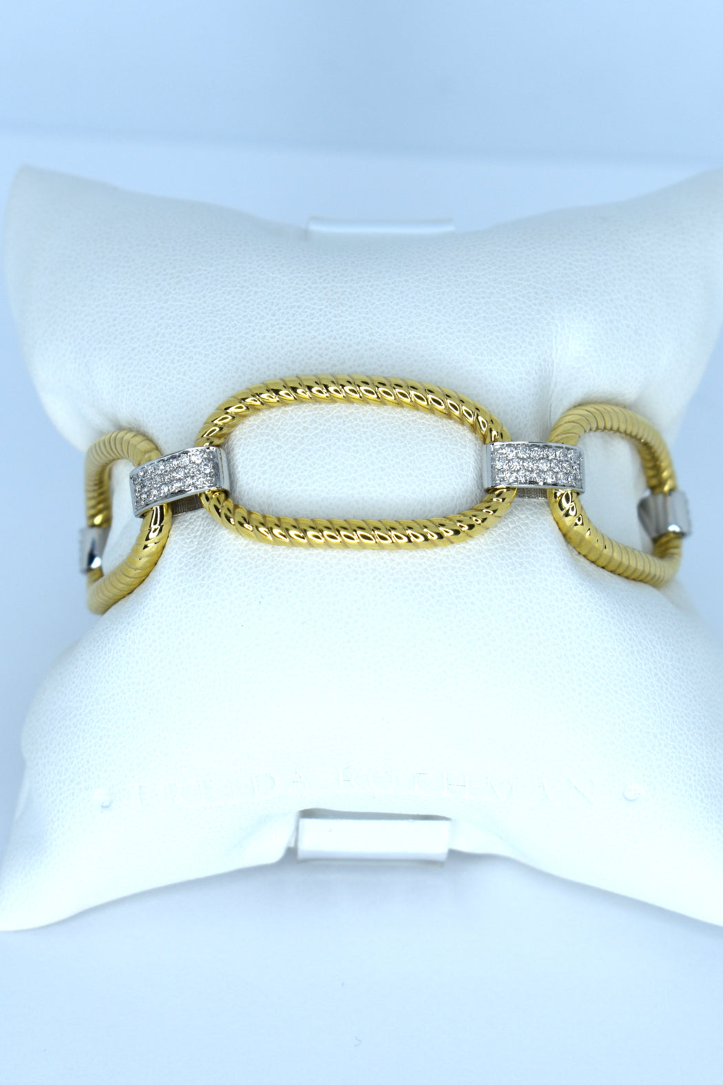 18kt 2-Tone Diamond Bracelet