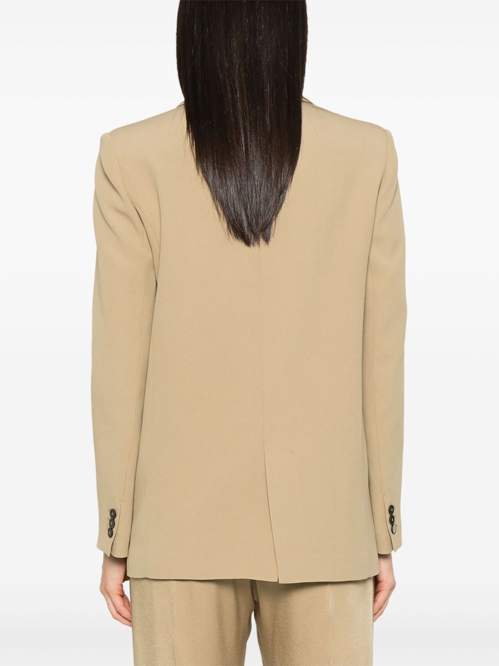 Forte Forte crepe single-breasted blazer