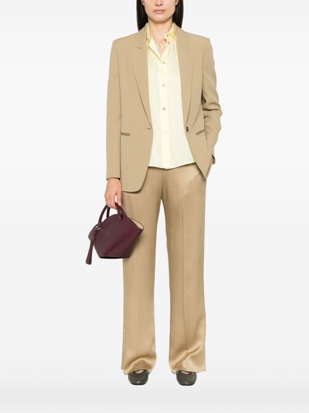 Forte Forte crepe single-breasted blazer