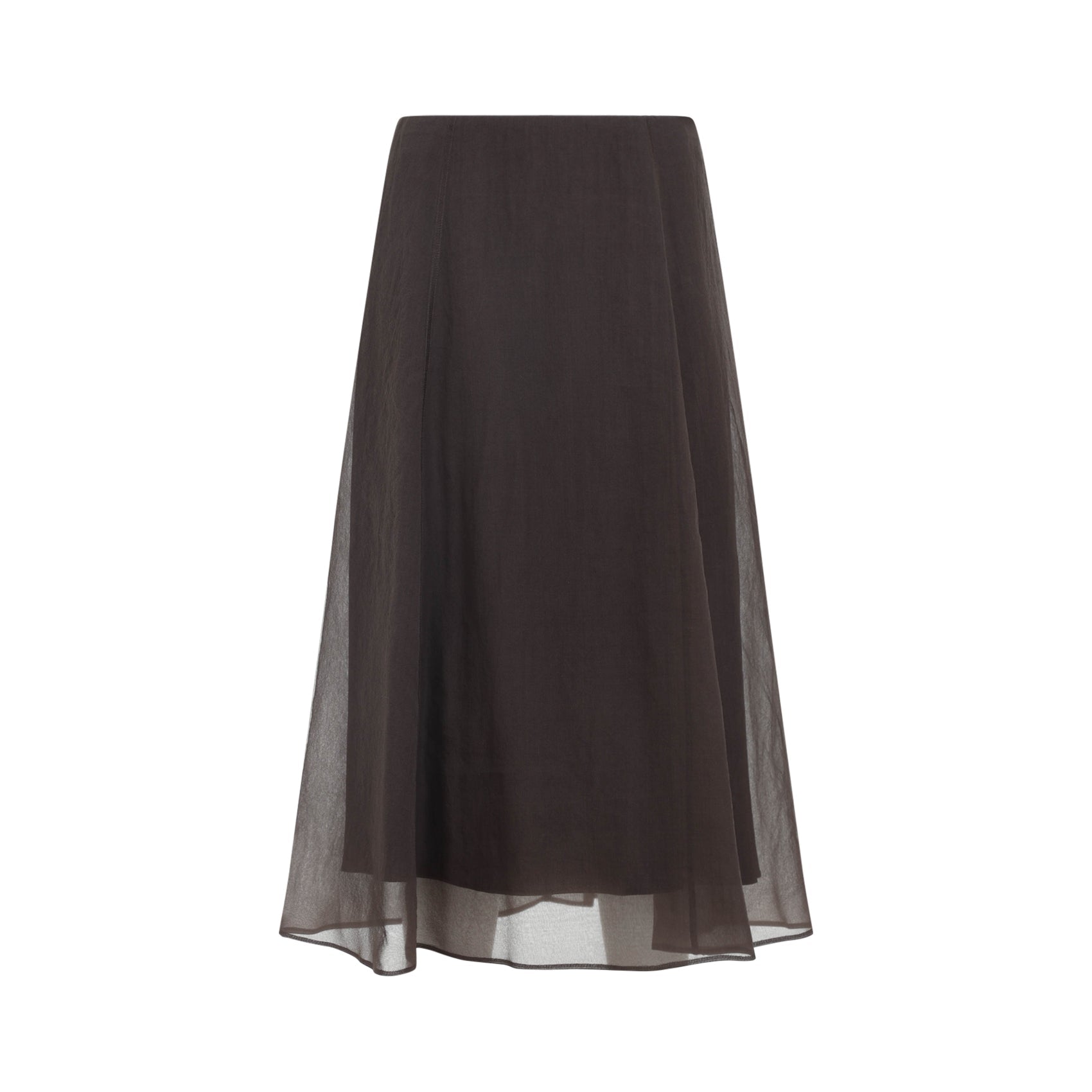 Brunello Cucinelli Silk Midi Skirt Women