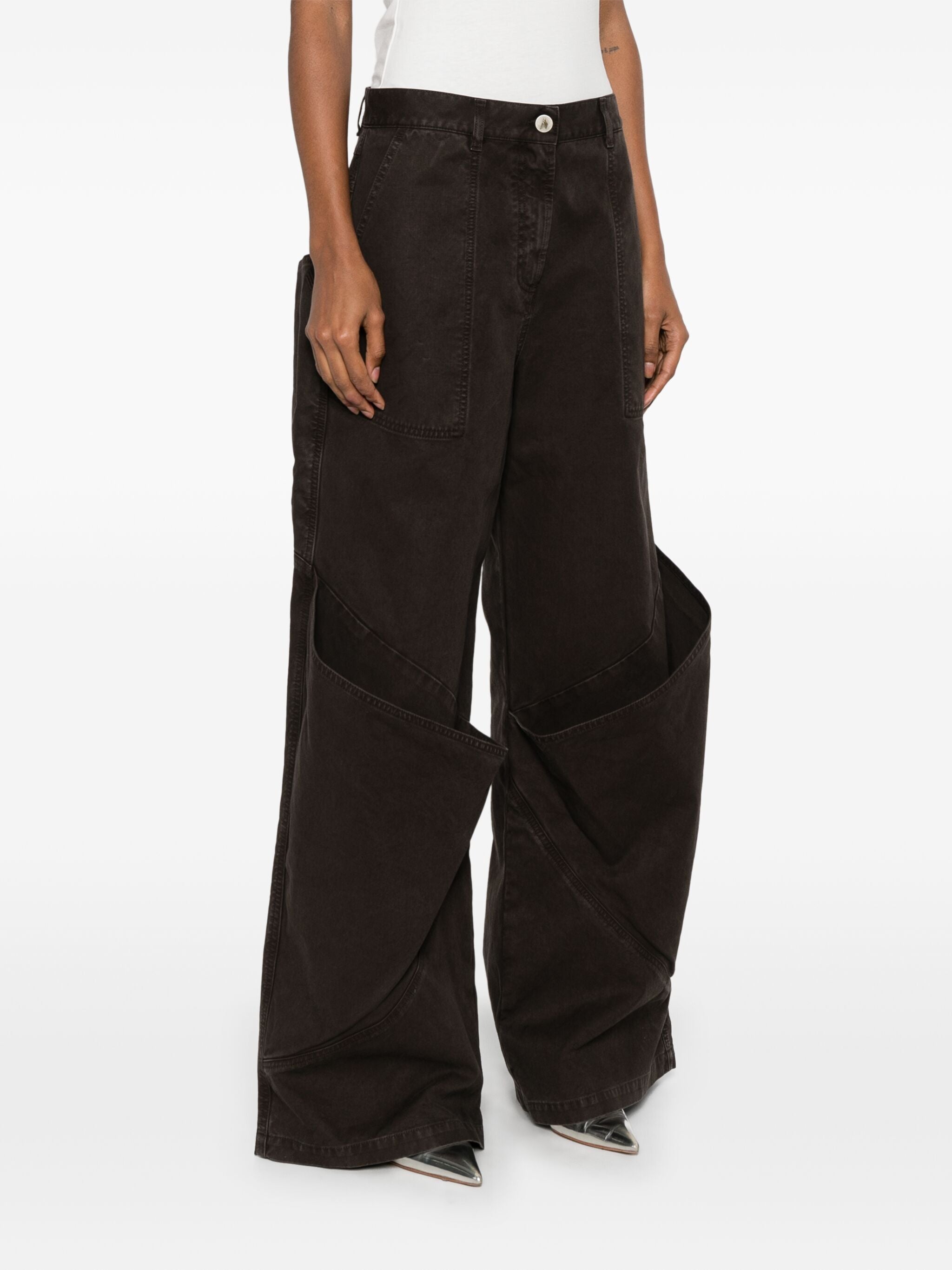 The Attico Women Gabardine Long Pant