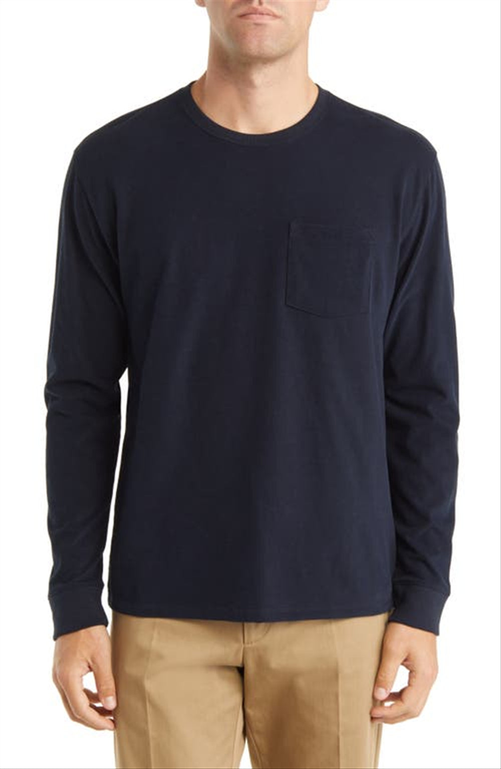 Vince Long Sleeve Top in Coastal, Sueded Jersey, Size XL by Steals