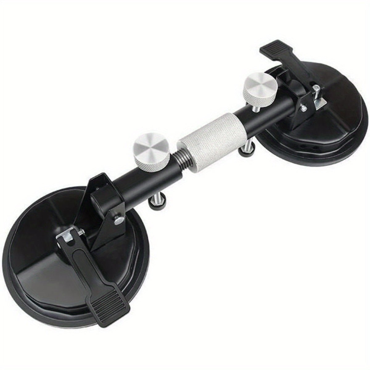 2 Pack Vacuum Suction Cup Glass Lifter Ceramic Tile Sucker Plate Horizontal Suction 110lbs Max Floor Lifting Tool