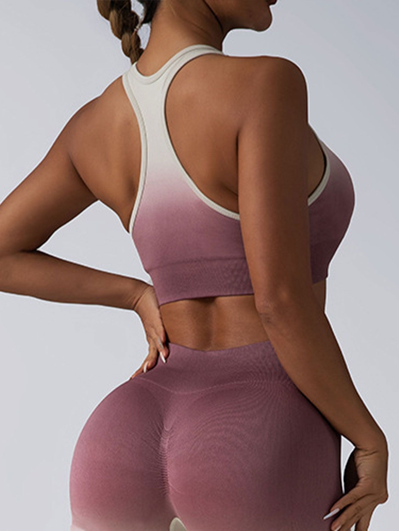 2 Pack Y Back Sports Bras For Women Spaghetti Thin Strap Workout Bras Wirefree Padded Racerback Yoga Bras