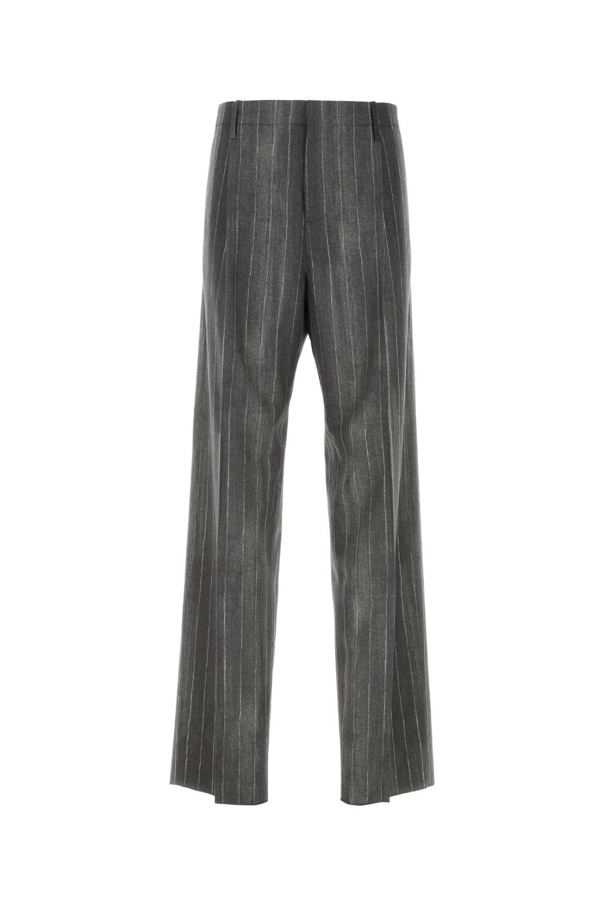 Versace Men Printed Wool Pant