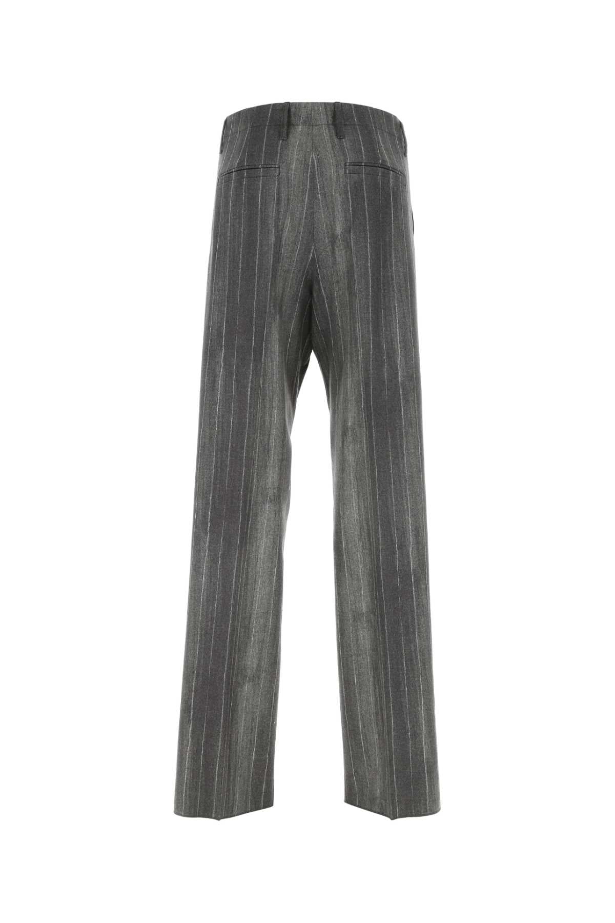 Versace Men Printed Wool Pant