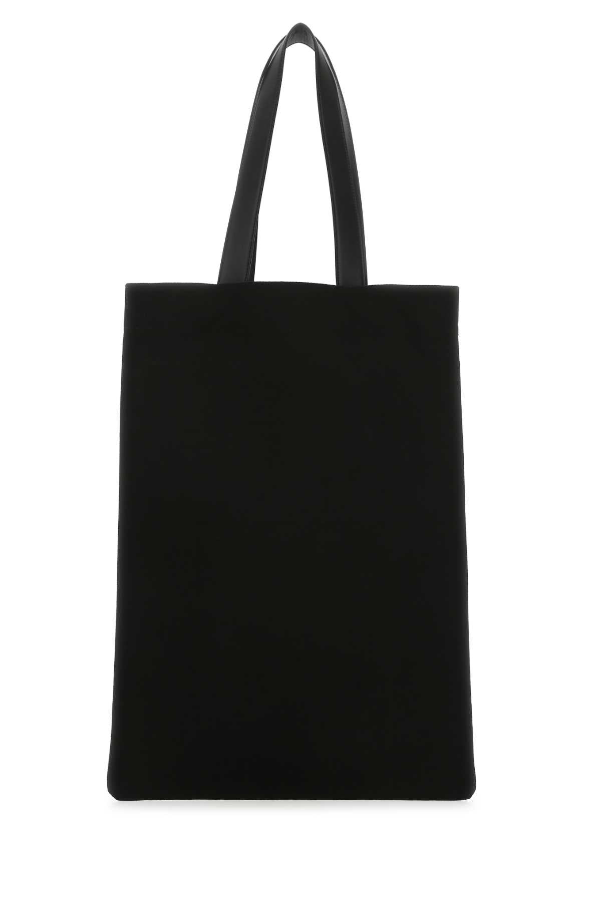 Jil Sander Women Black Canvas Shopping Bag