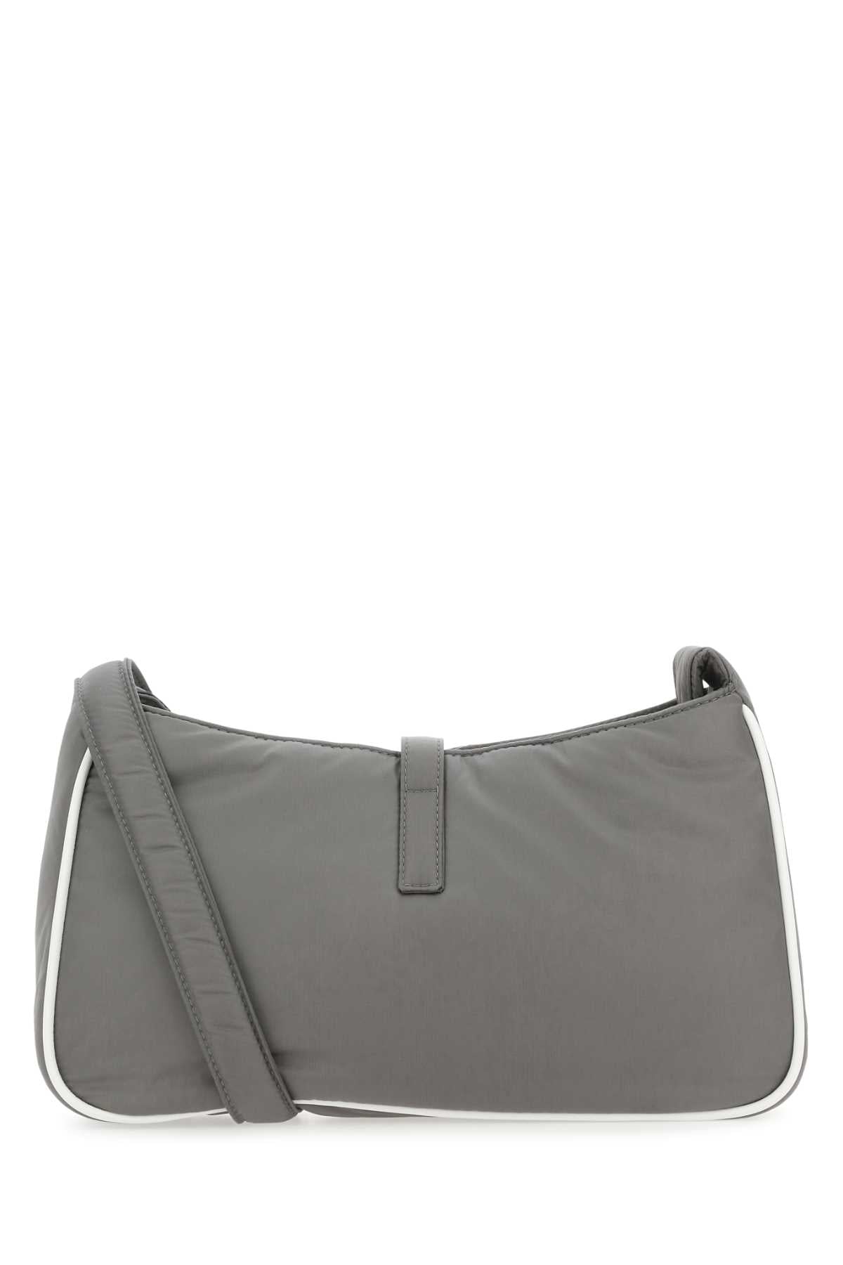 Saint Laurent Men Grey Econyl⮠Le 5 À 7 Shoulder Bag