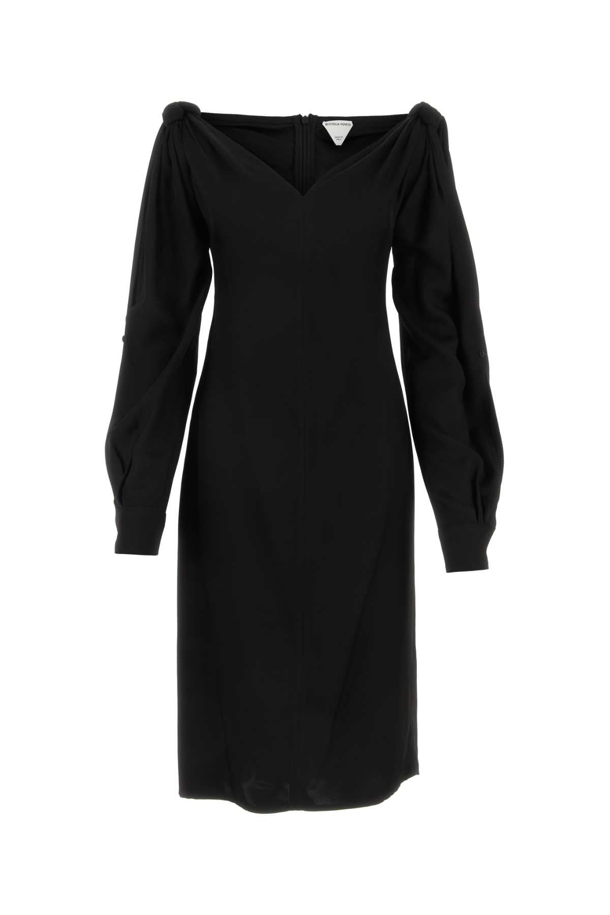 Bottega Veneta Women Black Viscose Dress