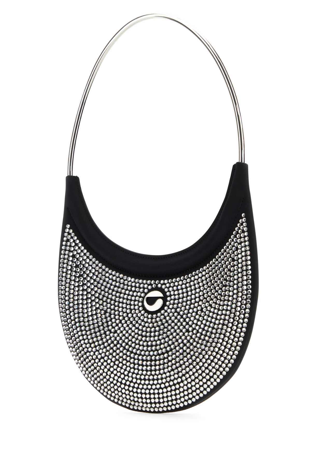 Coperni Women Embellished Fabric Ring Swipe Shoulder Bag