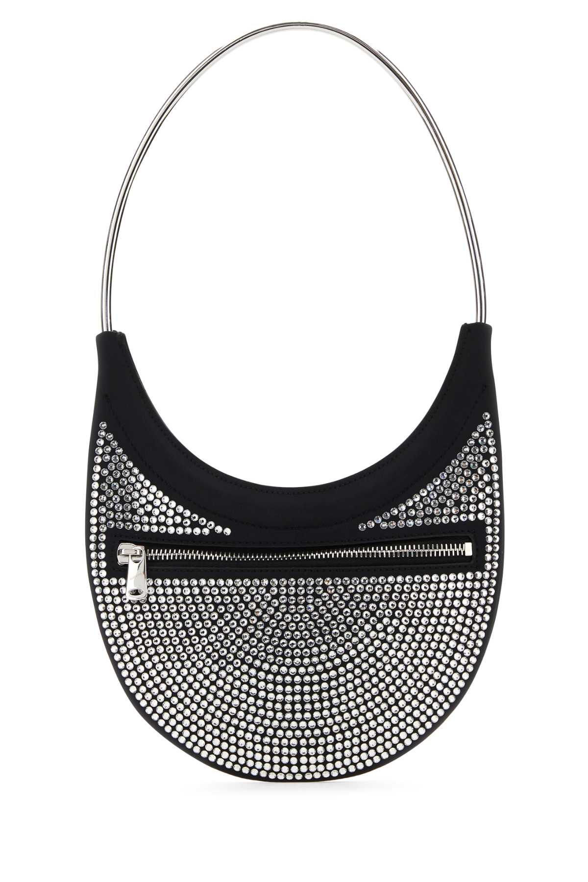 Coperni Women Embellished Fabric Ring Swipe Shoulder Bag