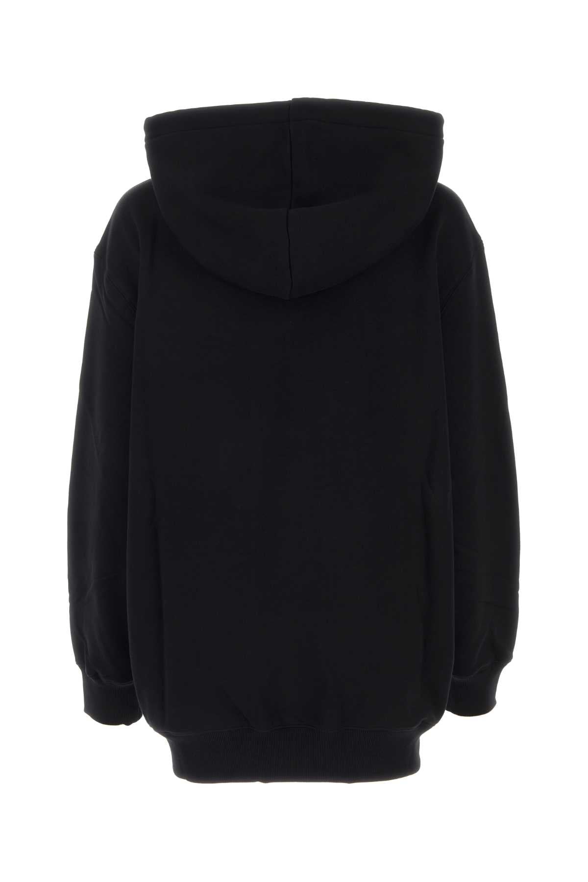 Lanvin Women Black Cotton Sweatshirt