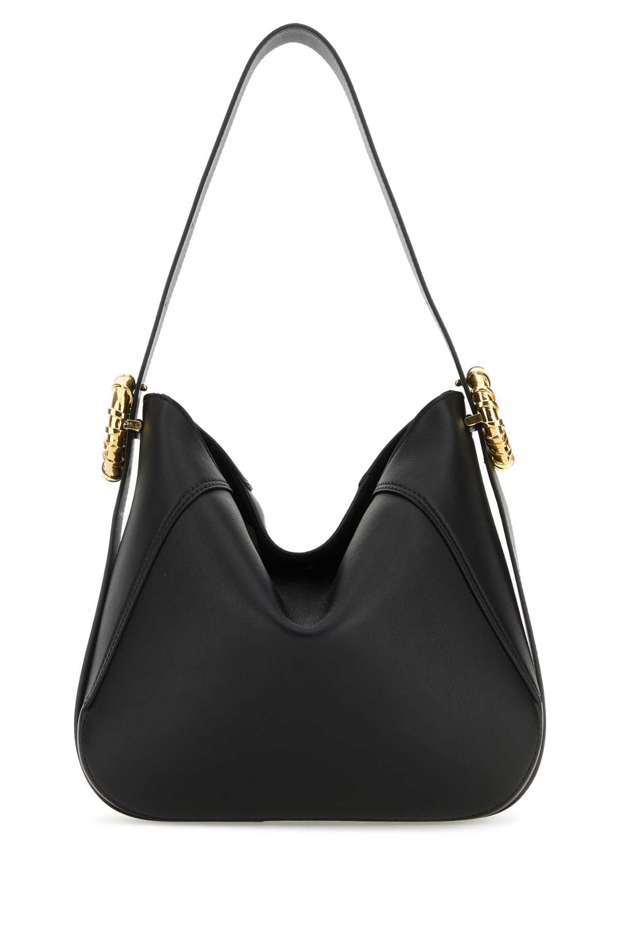 Lanvin Women Black Leather Melodie Shoulder Bag