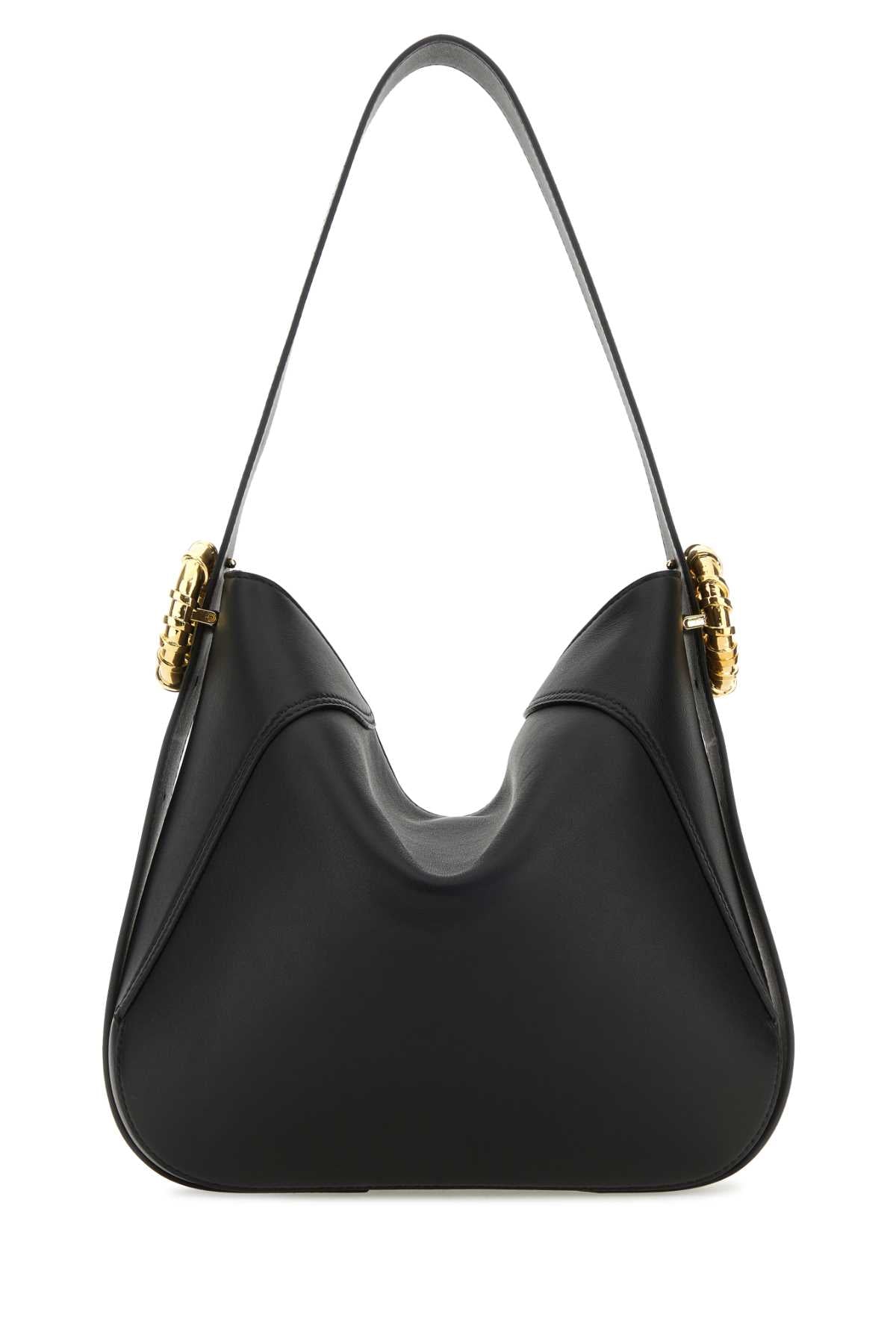 Lanvin Women Black Leather Melodie Shoulder Bag