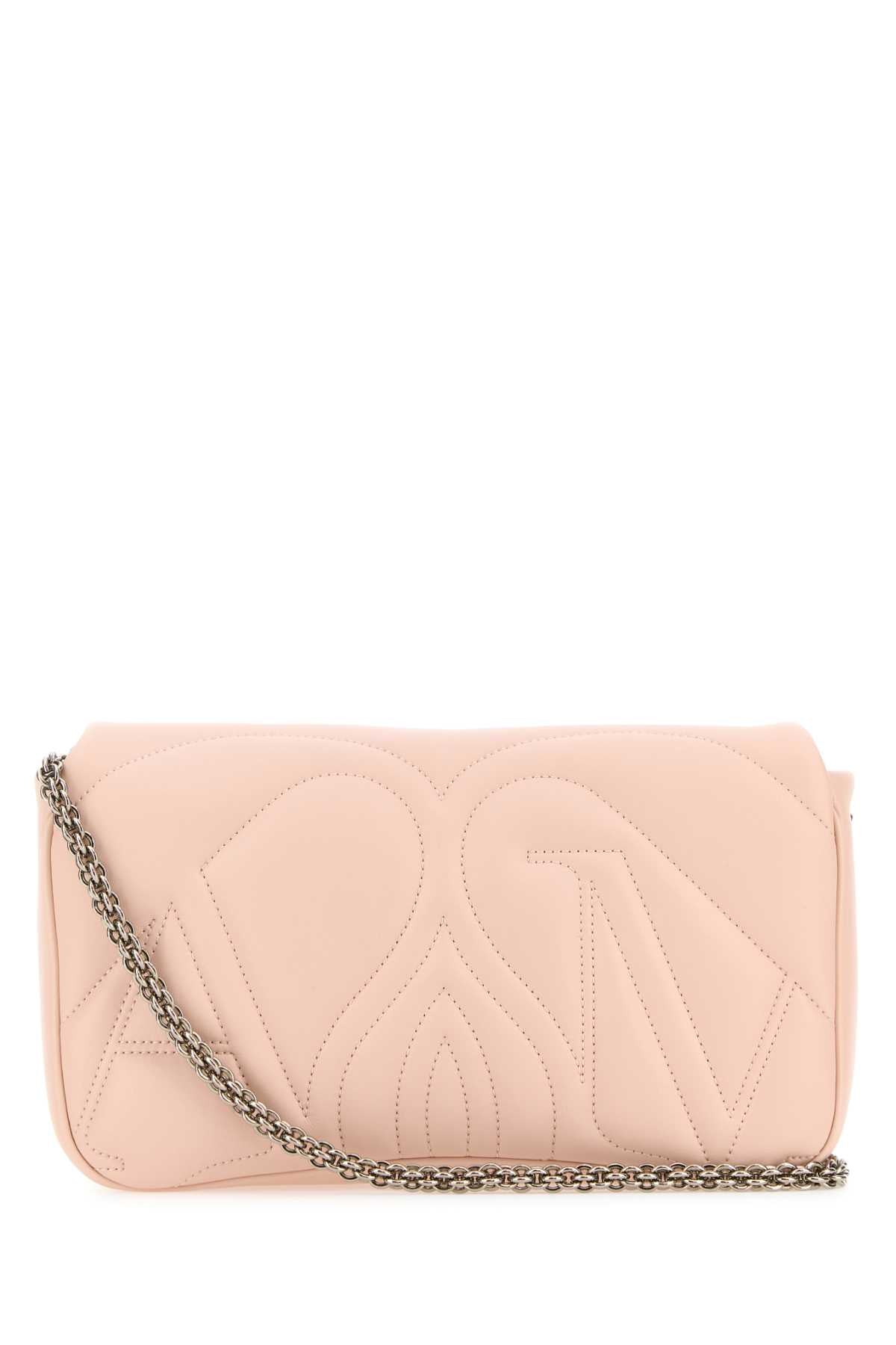 Alexander Mcqueen Women Pink Leather Small Seal Shoulder Bag