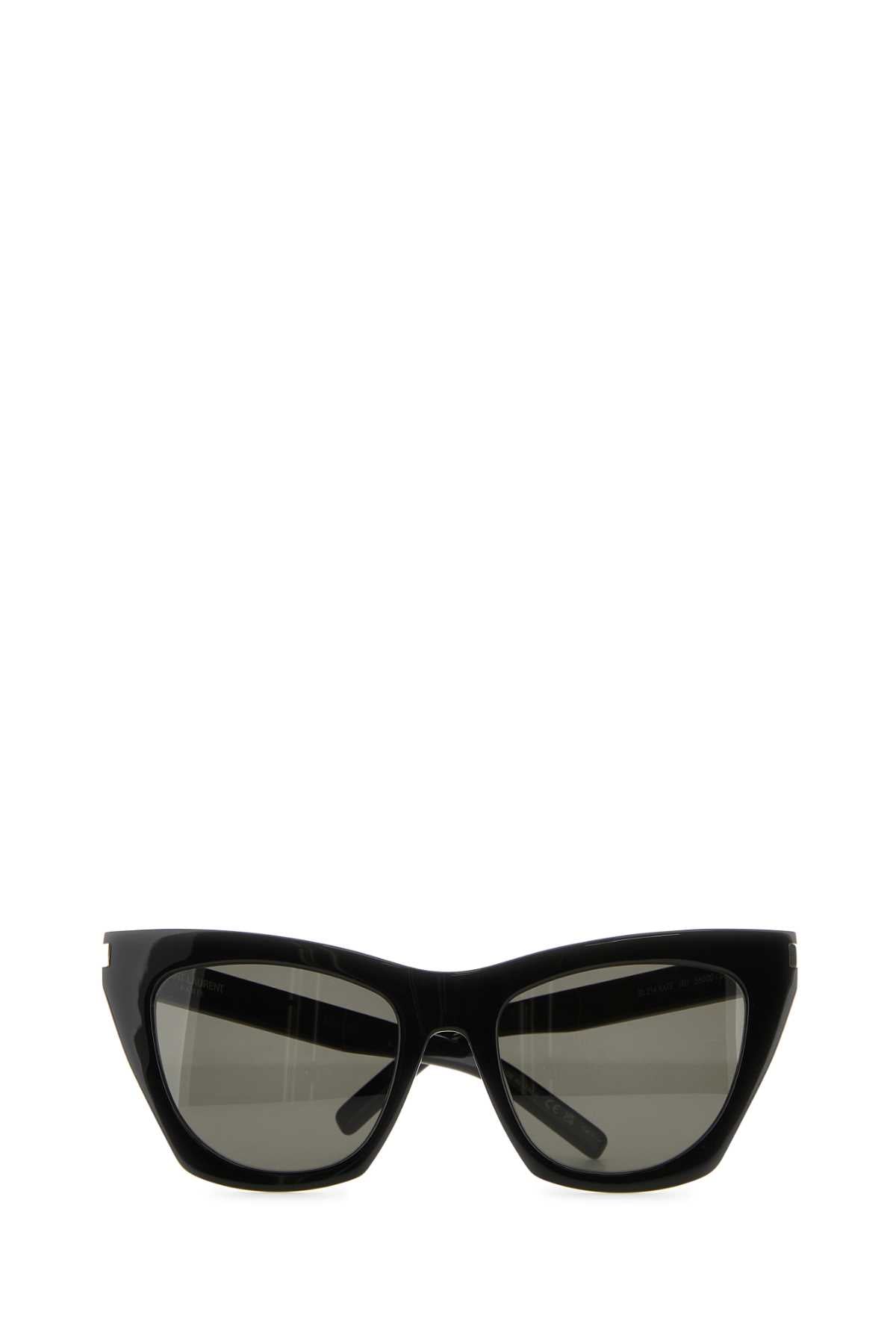 Saint Laurent Unisex Black Acetate Sl 214 Sunglasses