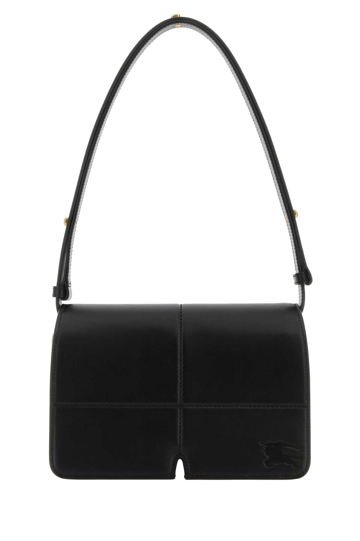 Burberry Women Black Leather Snip Shoulder Bag