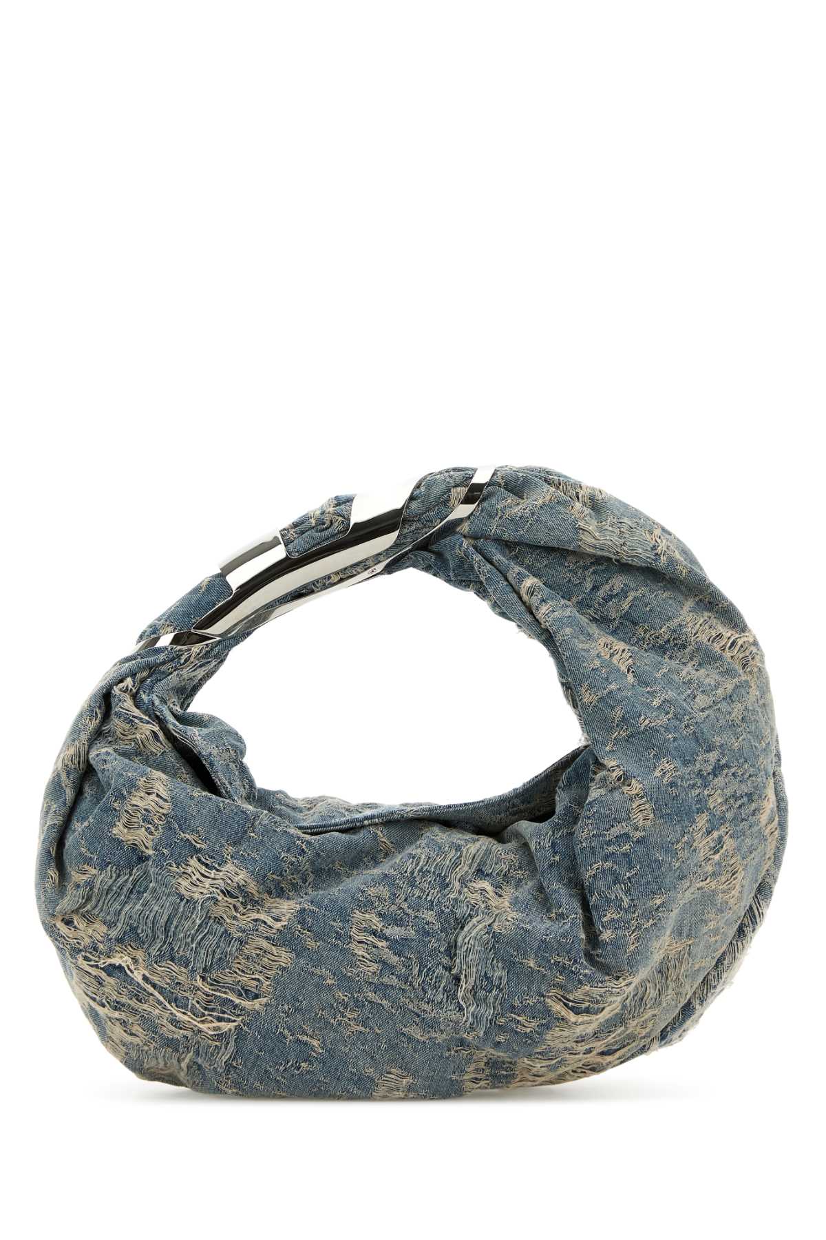 Diesel Women Denim Grab-D Hobo Shopping Bag