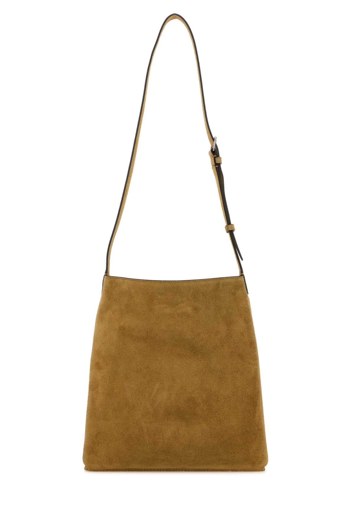 Valentino Garavani Women Beige Suede Nellcã´Te Crossbody Bag