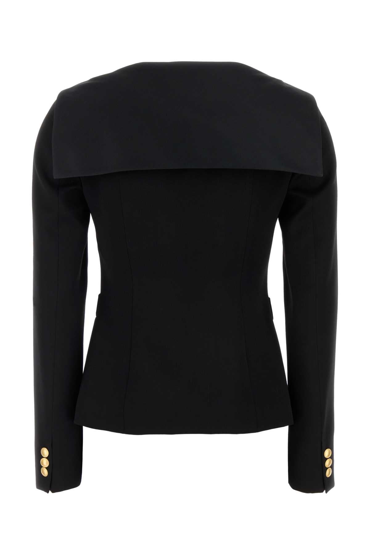 Alessandra Rich Women Black Wool Blazer