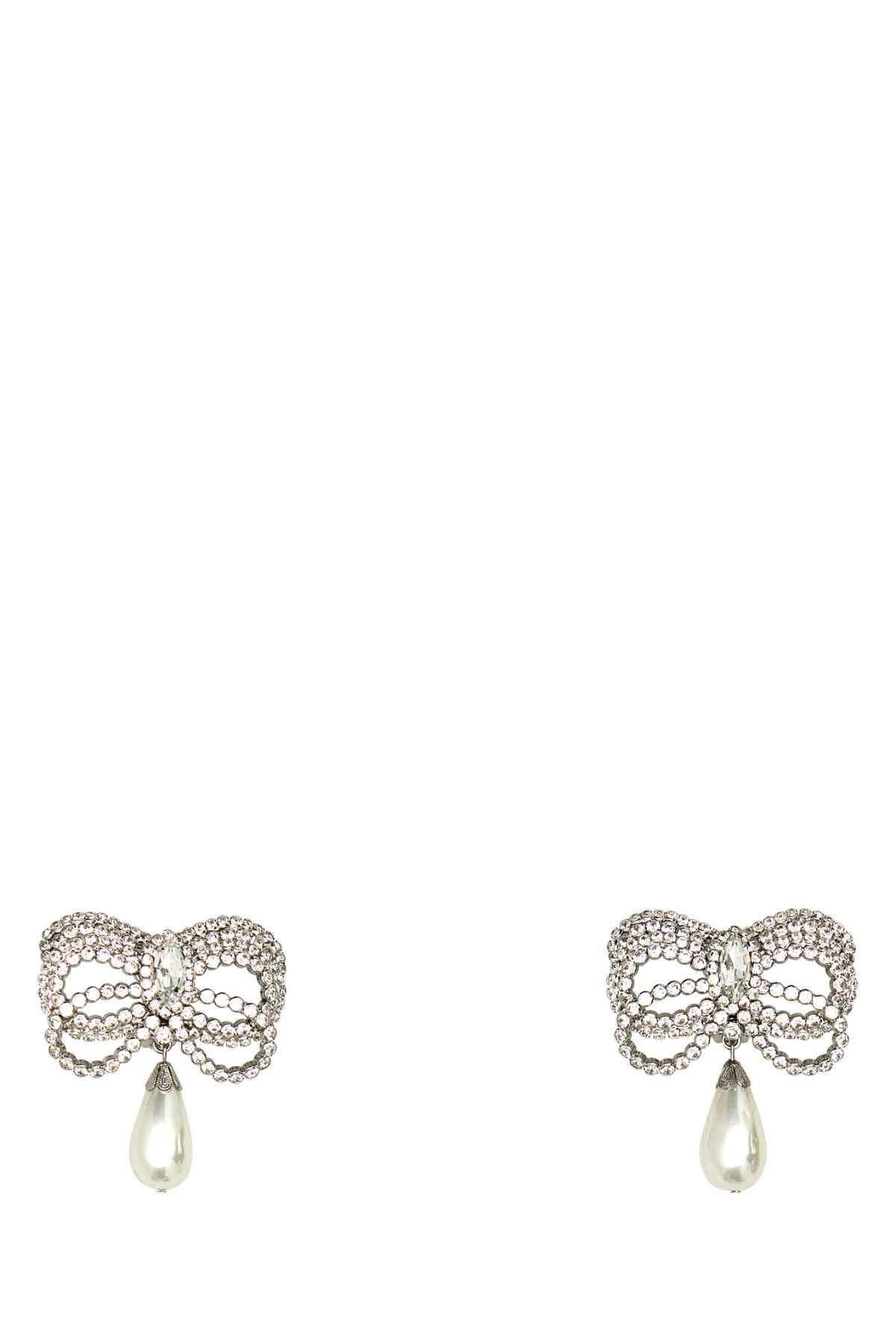 Alessandra Rich Women Embellished Metal Earrings