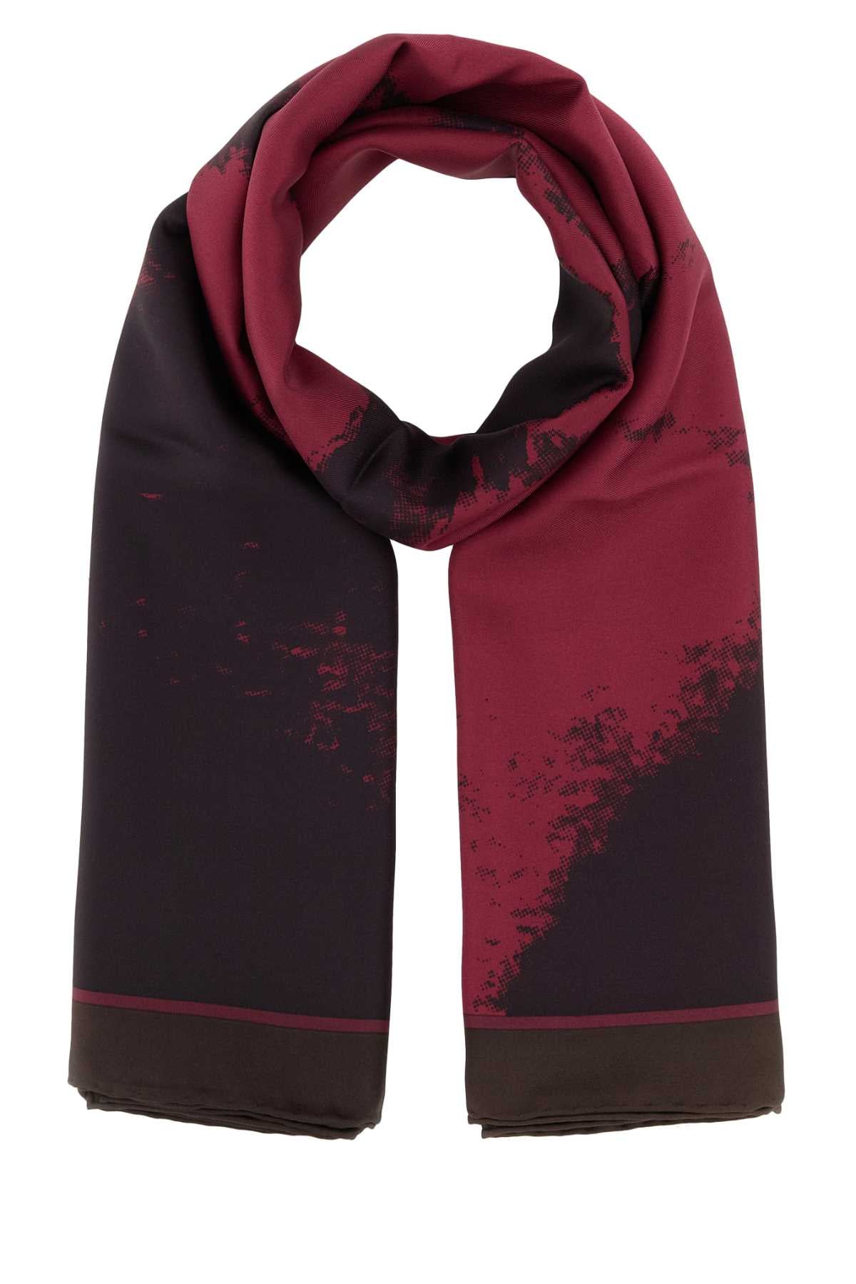 Alexander Mcqueen Women Printed Twill Foulard