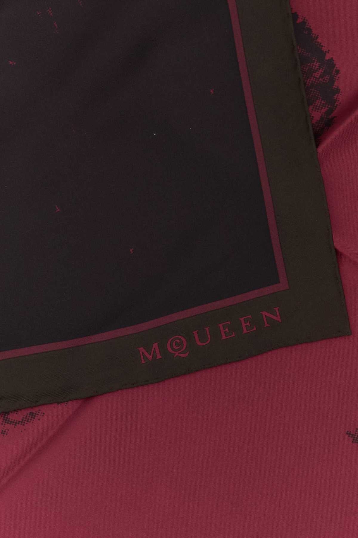 Alexander Mcqueen Women Printed Twill Foulard