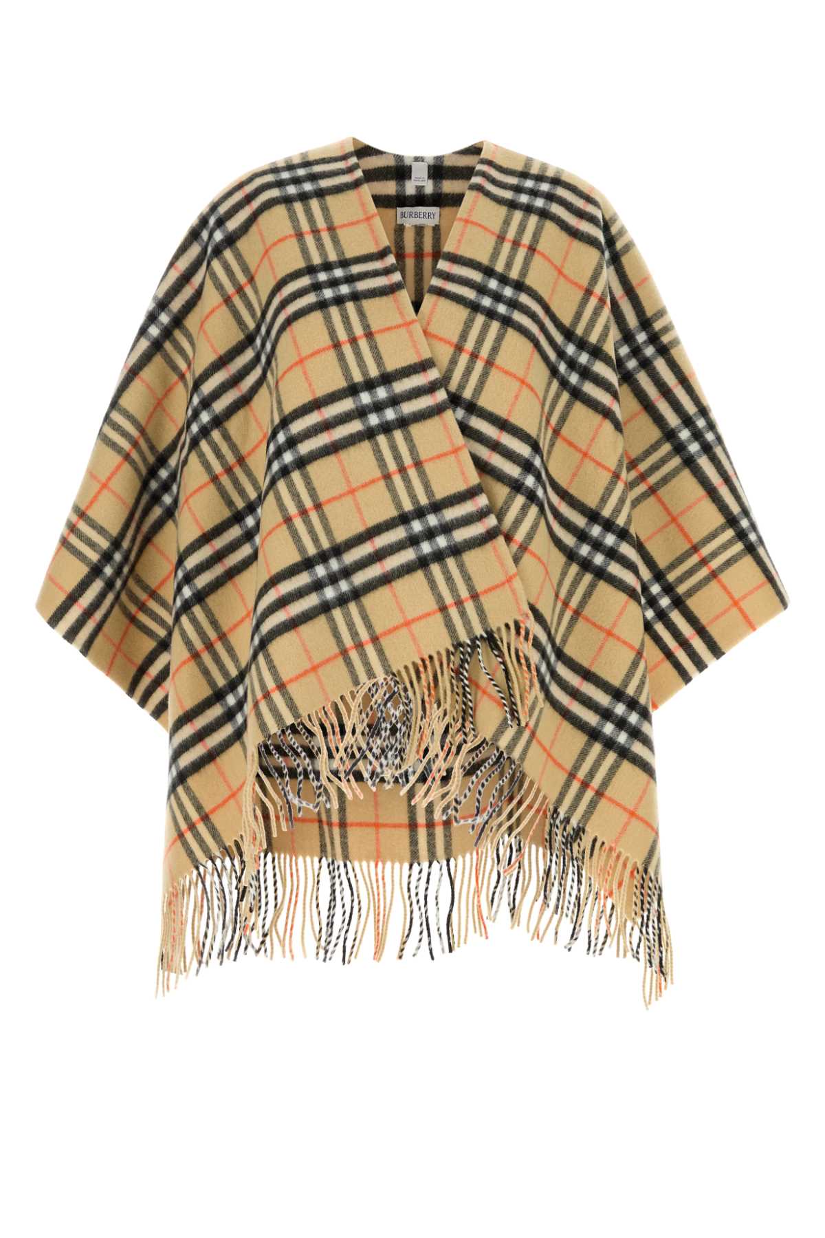 Burberry Women Embroidered Wool Blend Cape
