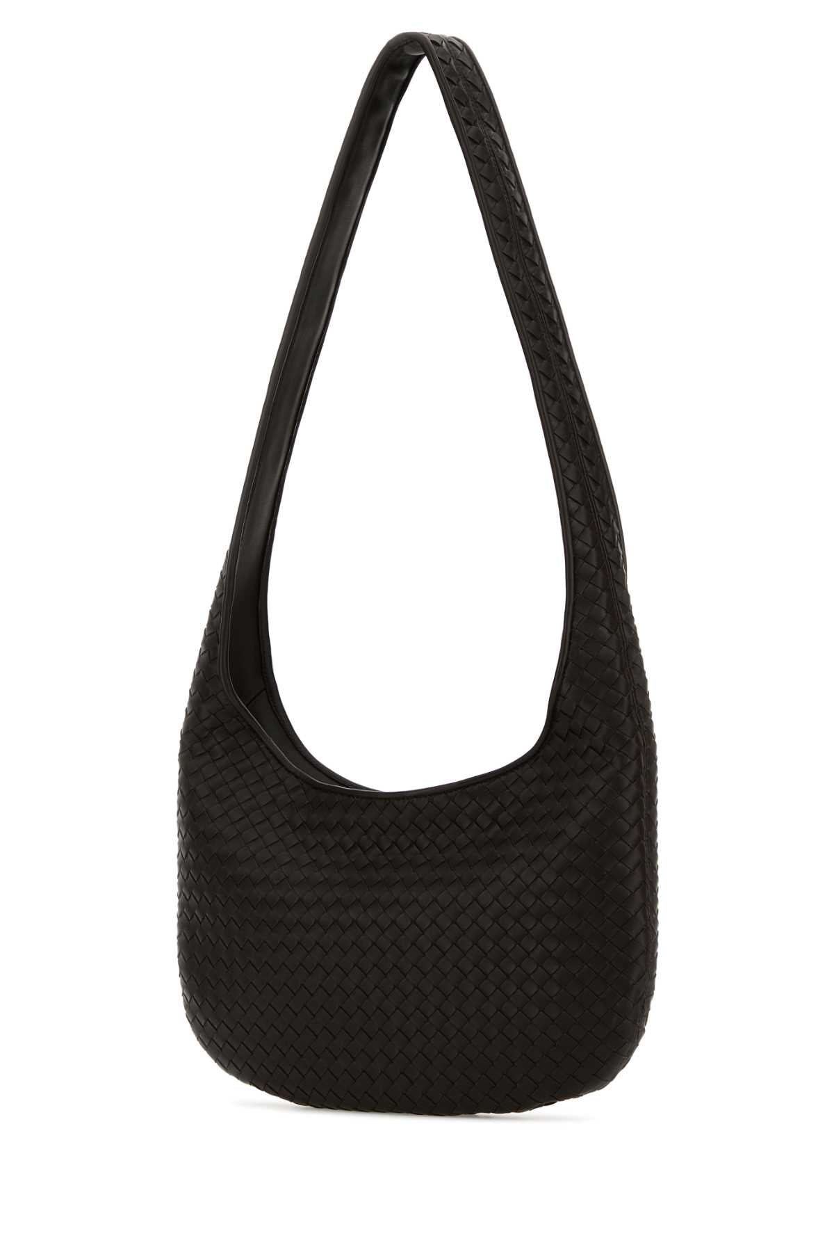 Bottega Veneta Men Brown Nappa Leather Veneto Crossbody Bag