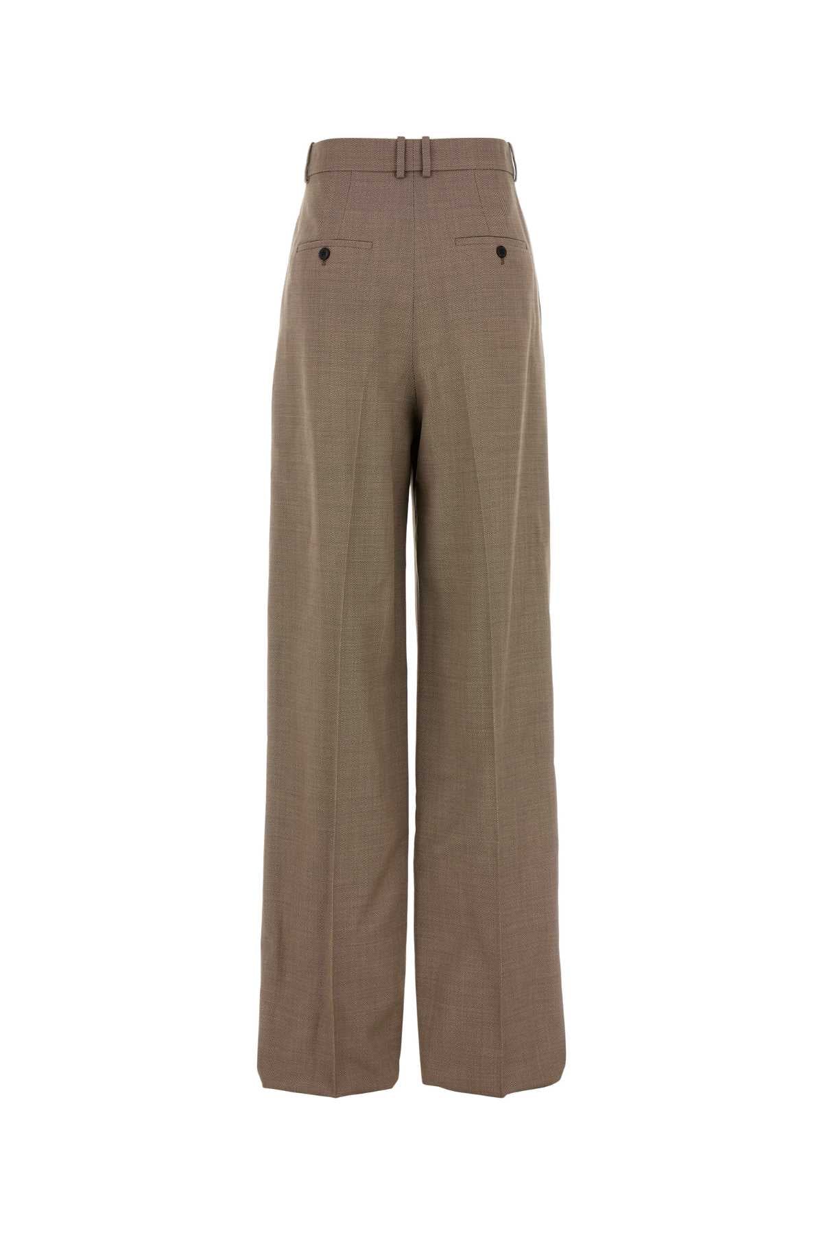 Saint Laurent Women Two-Tone Wool Pant