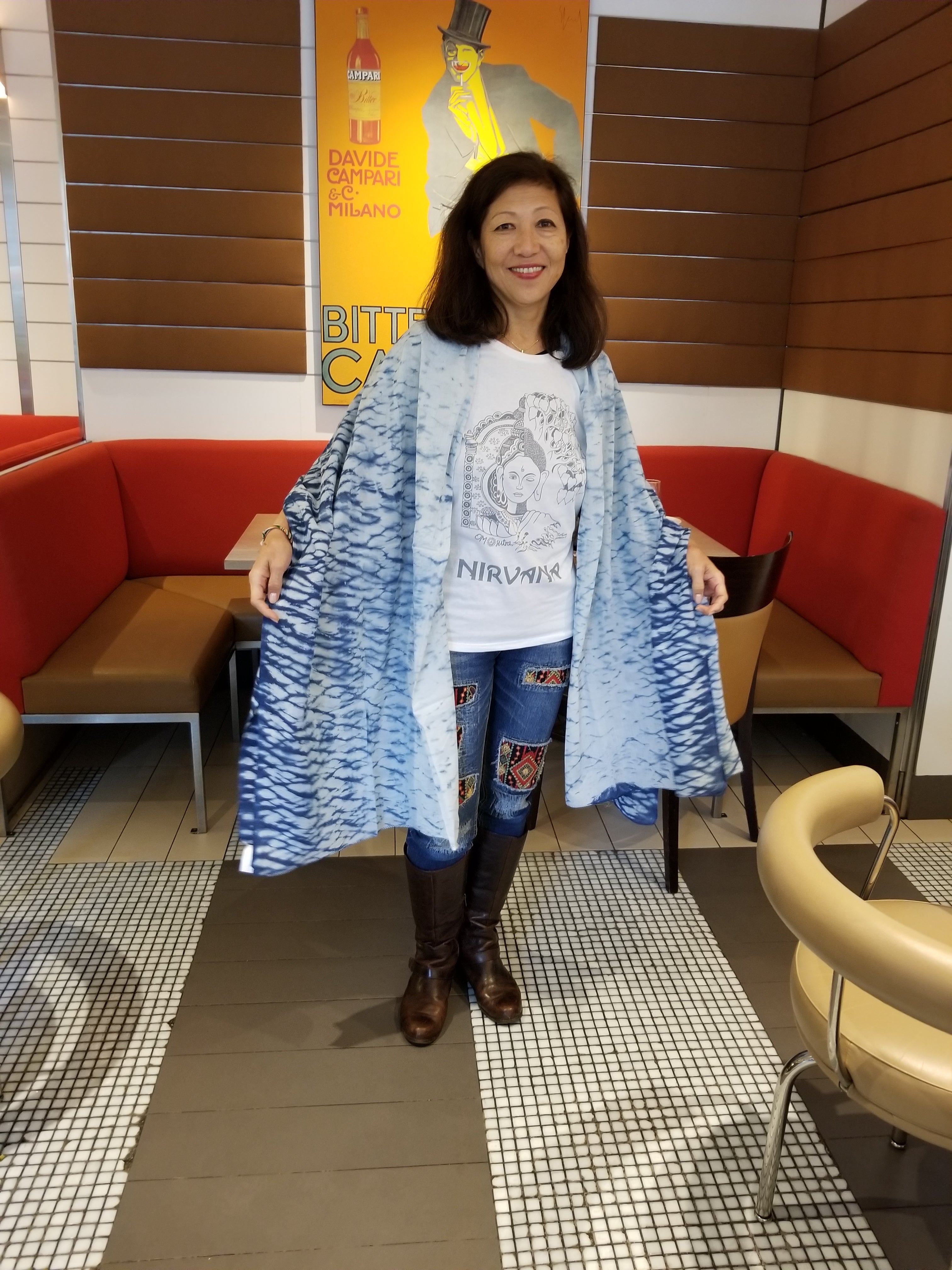 NIRVANA Tee - An art of practicing Mindfulness by OMSutra