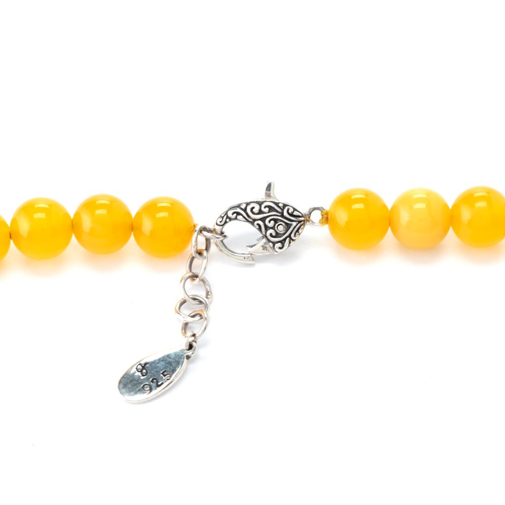 Artisan Silver by Samuel B. Choice of Gem Bead 18"+1" Necklace by Steals