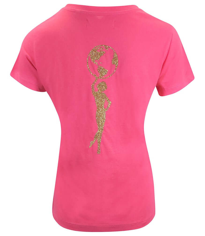 Designing Hollywood X Madison Maison™ Cotton Fuchsia Star Lady T Shirt