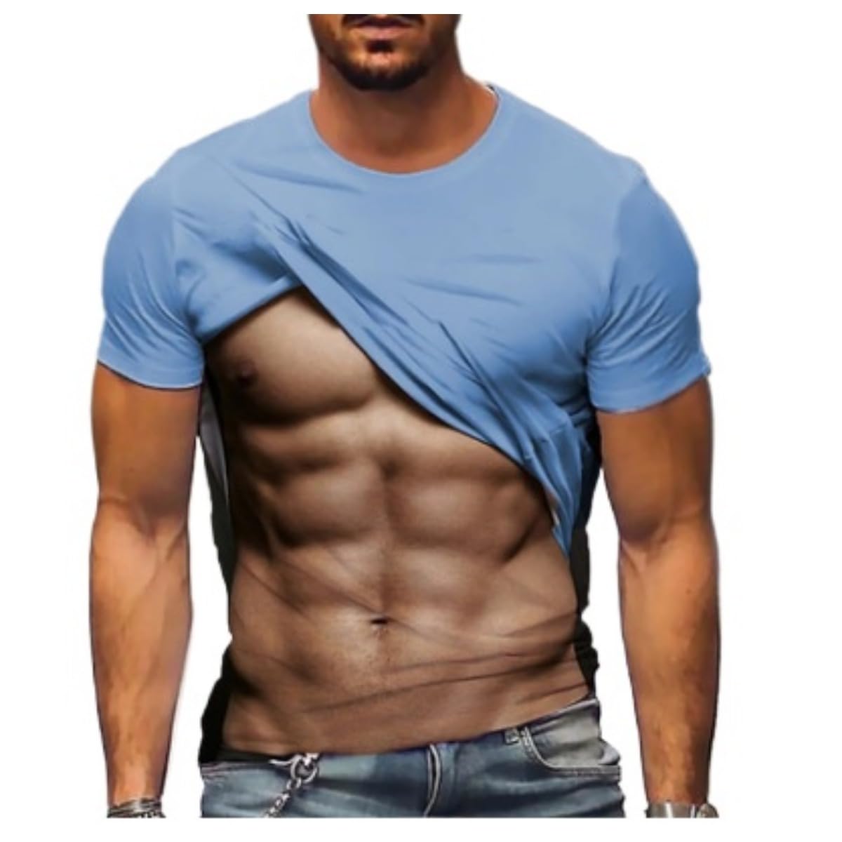 2025 Men's 3D Printed Short-Sleeved T-Shirt