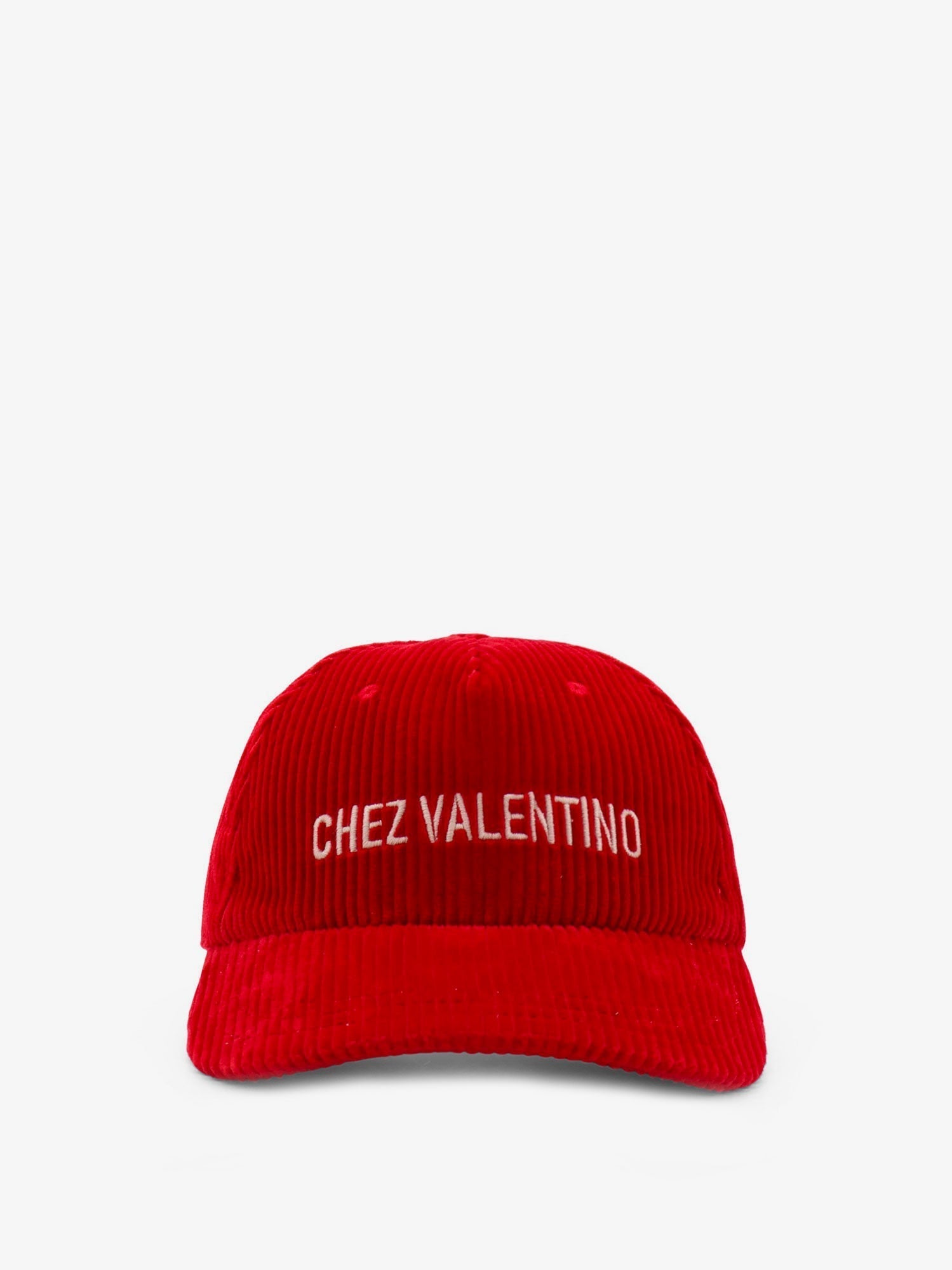 Valentino Garavani Men Corduroy Baseball Hat